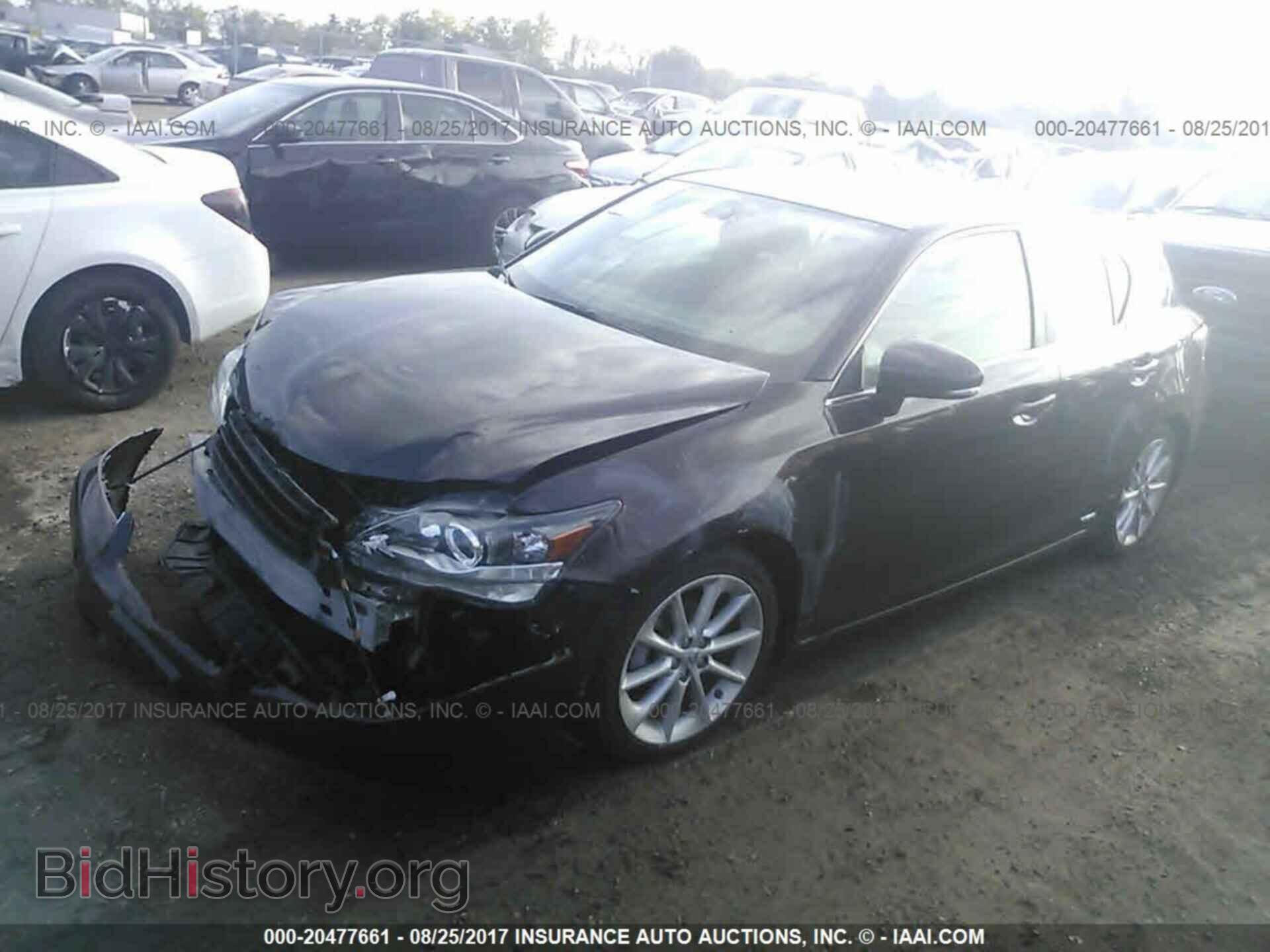 2012 Lexus Ct - VIN: JTHKD5BH6C2069036 - Фото 2