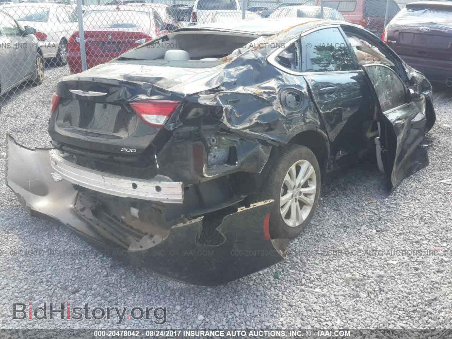 2015 Chrysler 200 - VIN: 1C3CCCAB2FN671787 - Фото 4
