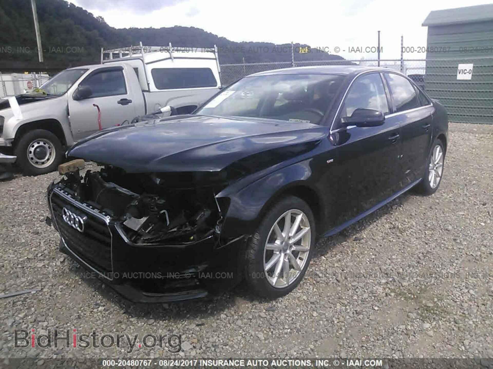 2014 Audi A4 - VIN: WAUFFAFL9EN015698 - Фото 2