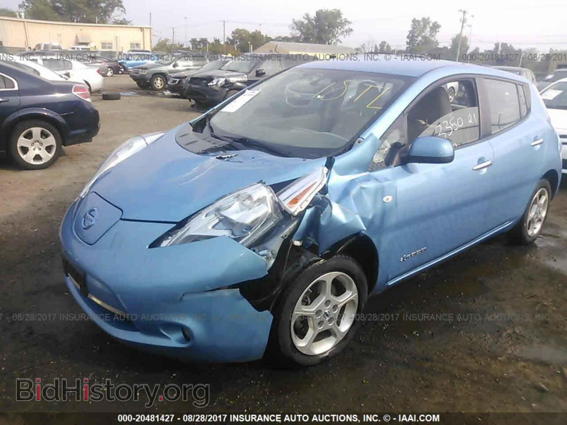 2012 Nissan Leaf - VIN: JN1AZ0CP9CT019302 - Фото 2