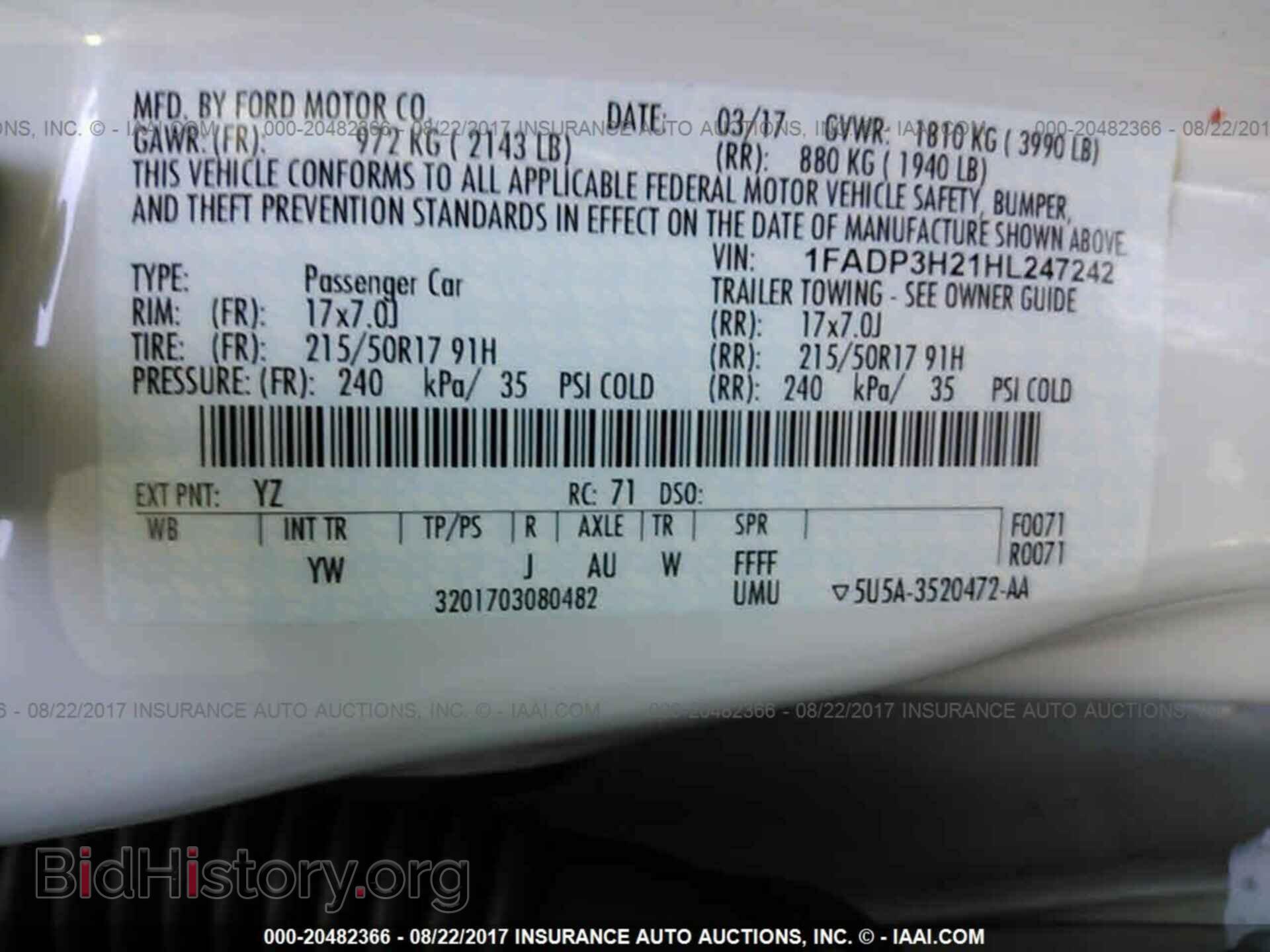 2017 Ford Focus - VIN: 1FADP3H21HL247242 - Photo 9