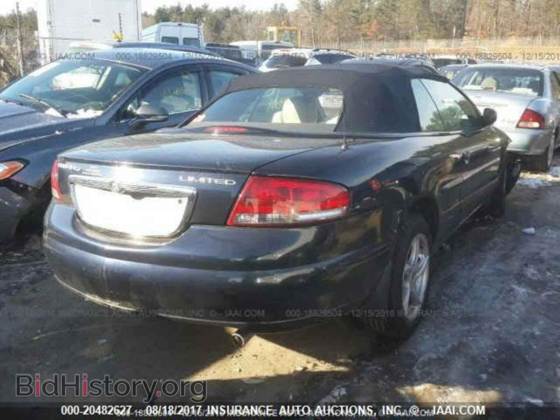 2002 CHRYSLER SEBRING - VIN: 1C3EL65R72N354633 - Фото 3