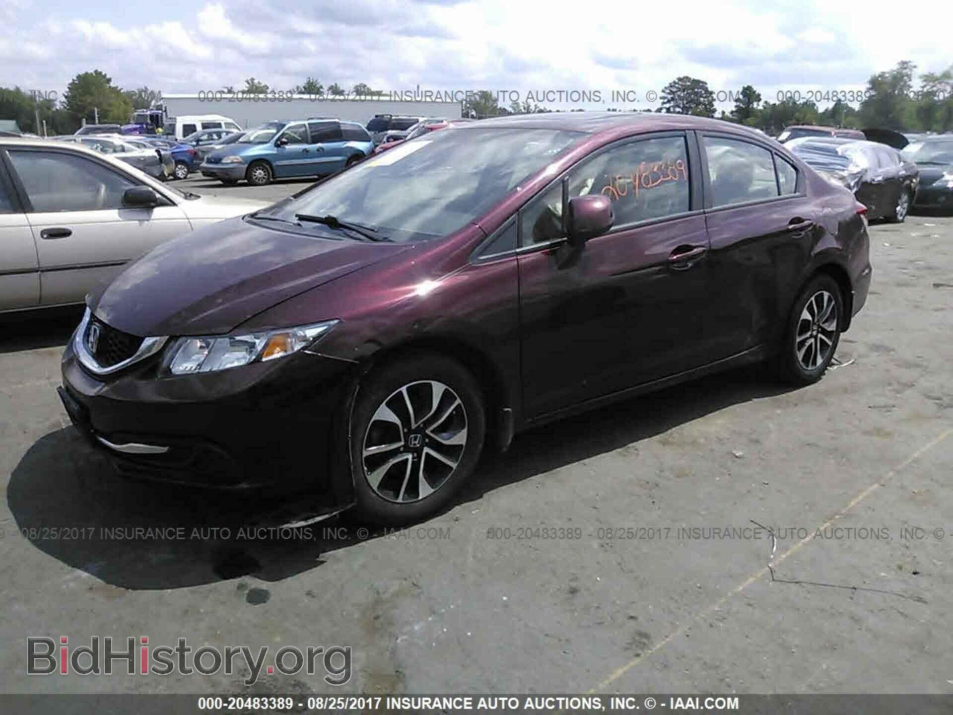2013 Honda Civic - VIN: 2HGFB2F82DH510902 - Фото 2
