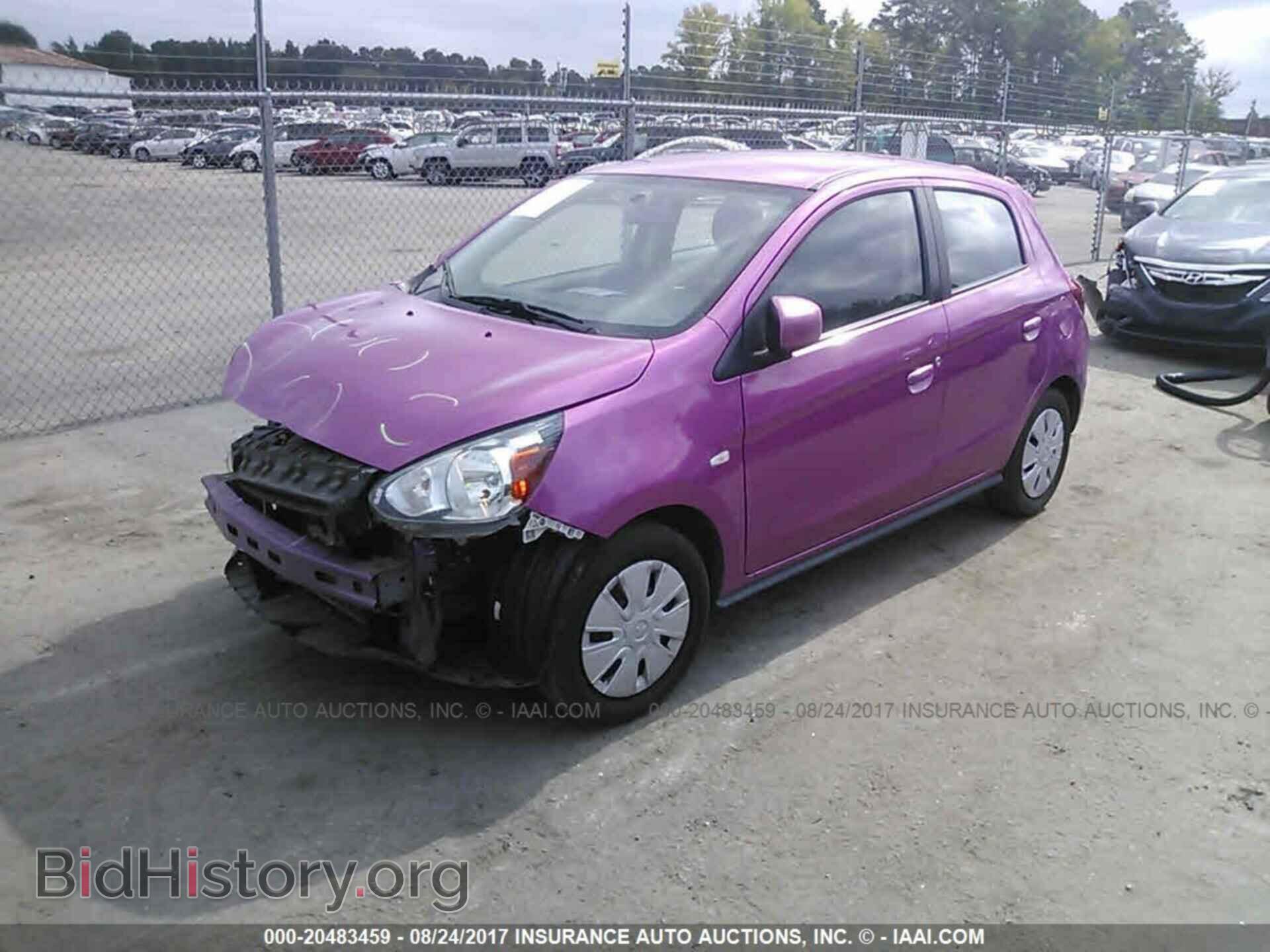 2015 Mitsubishi Mirage - VIN: ML32A3HJ0FH037809 - Фото 2