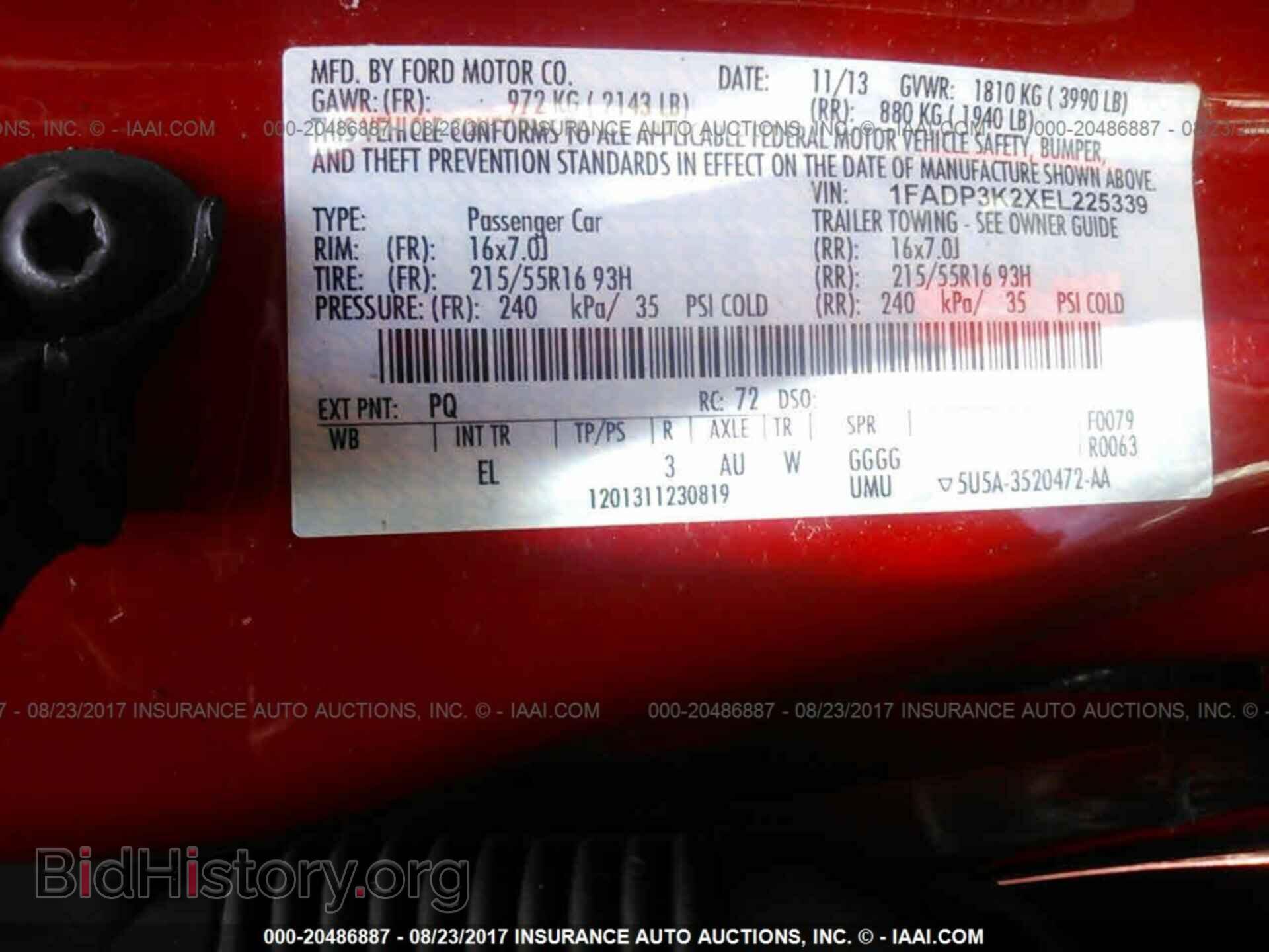 2014 Ford Focus - VIN: 1FADP3K2XEL225339 - Фото 9
