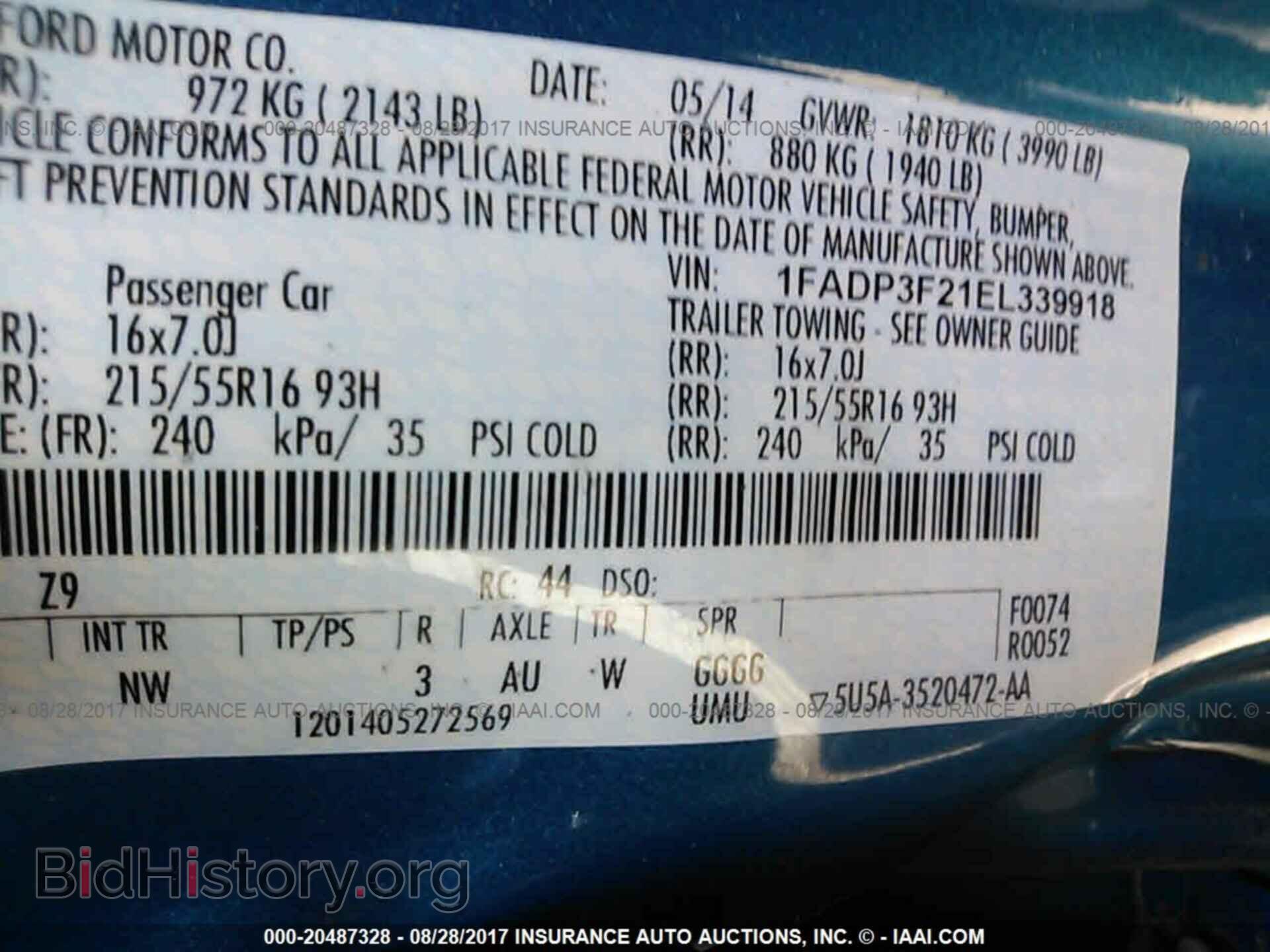 2014 Ford Focus - VIN: 1FADP3F21EL339918 - Photo 9