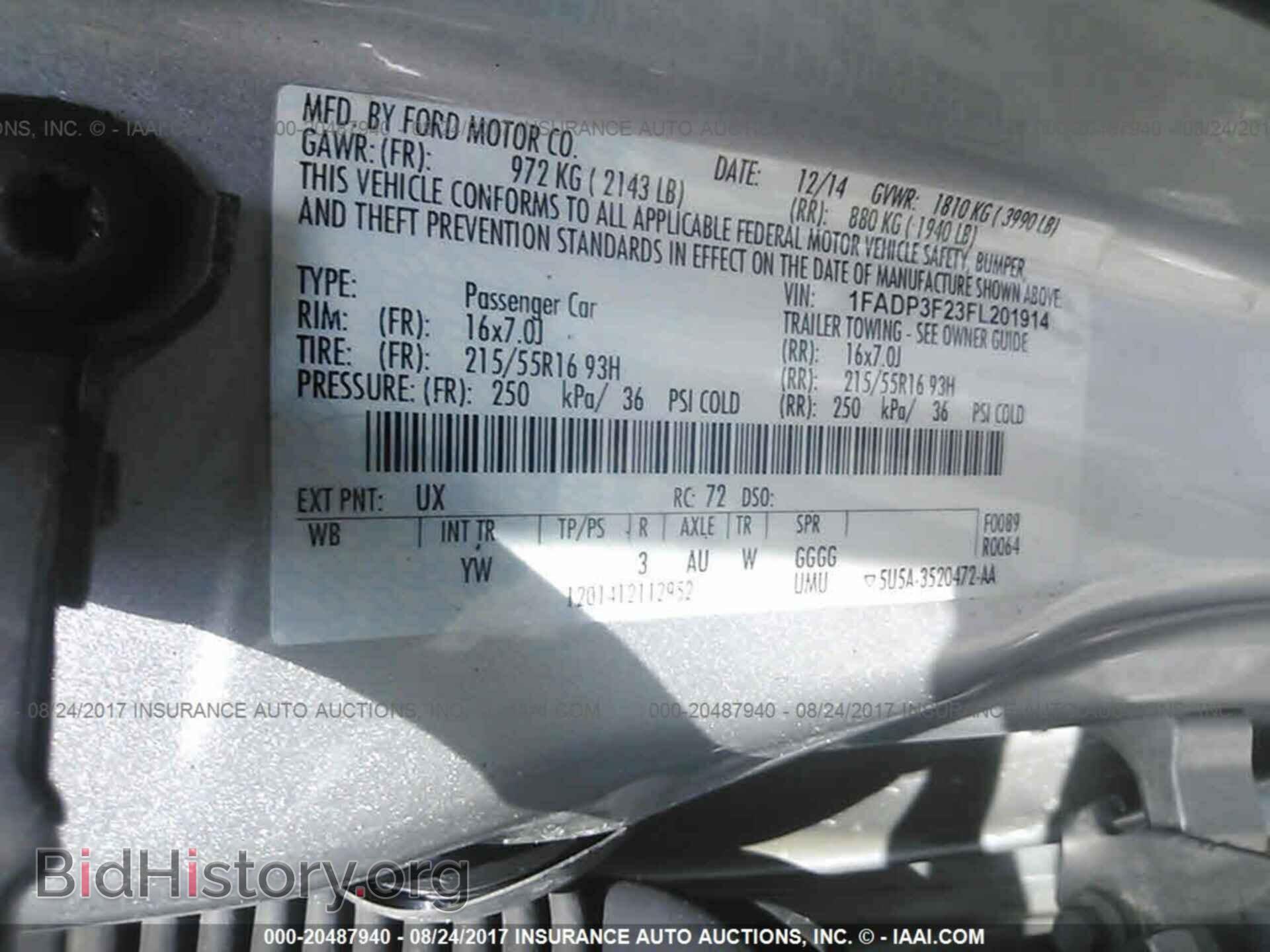 2015 Ford Focus - VIN: 1FADP3F23FL201914 - Фото 9