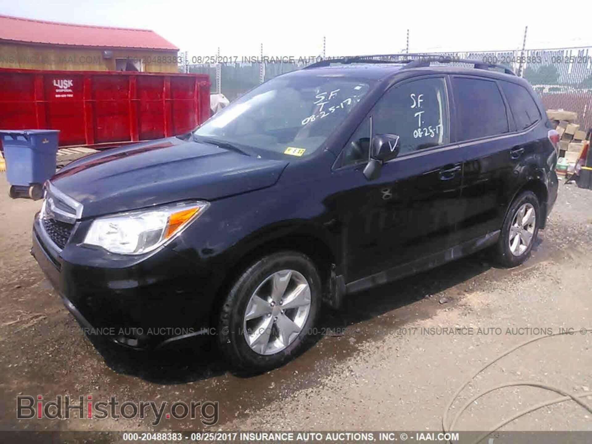 2015 Subaru Forester - VIN: JF2SJADC0FH472601 - Фото 2