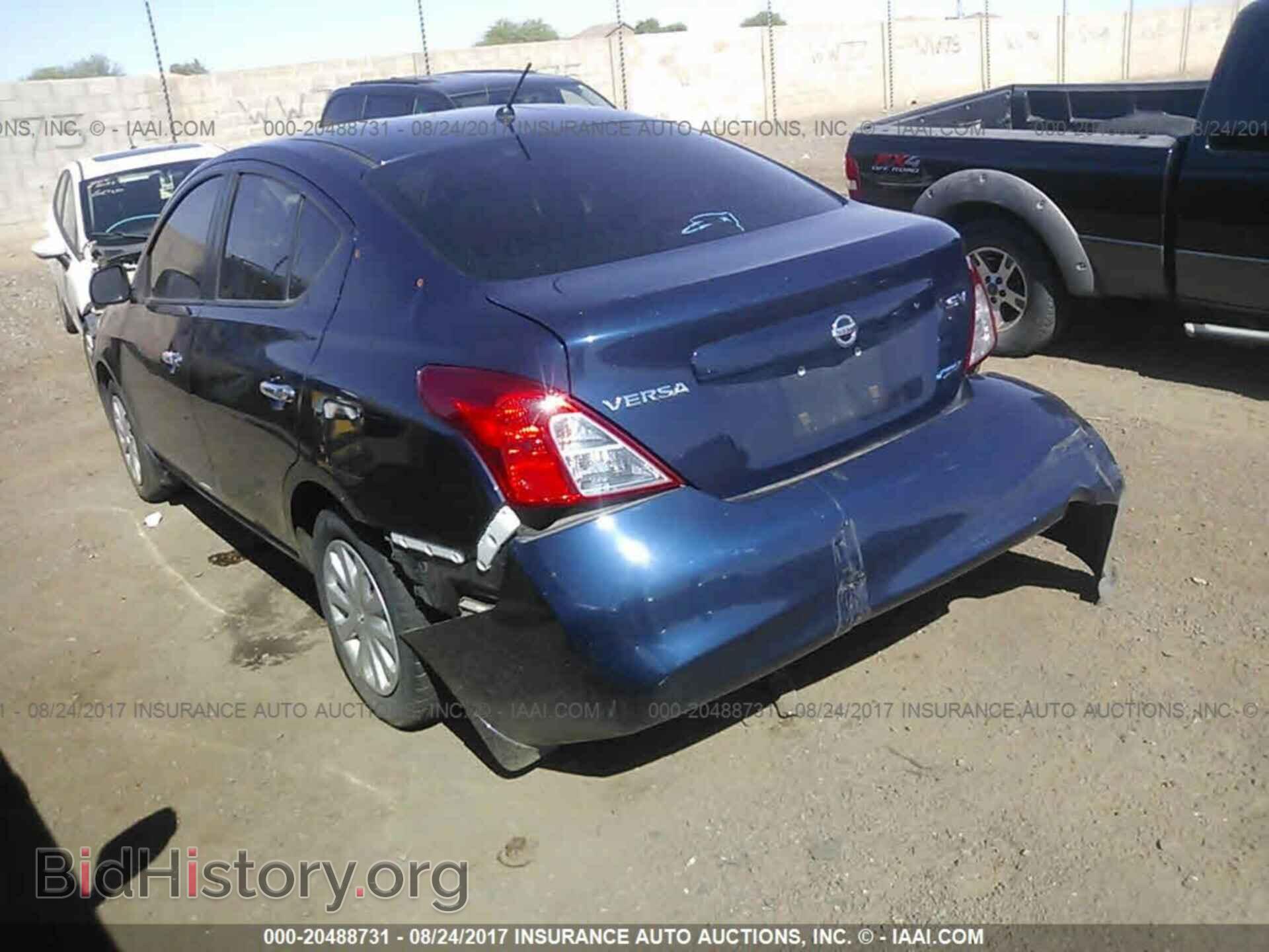 2012 Nissan Versa - VIN: 3N1CN7AP7CL871197 - Фото 3