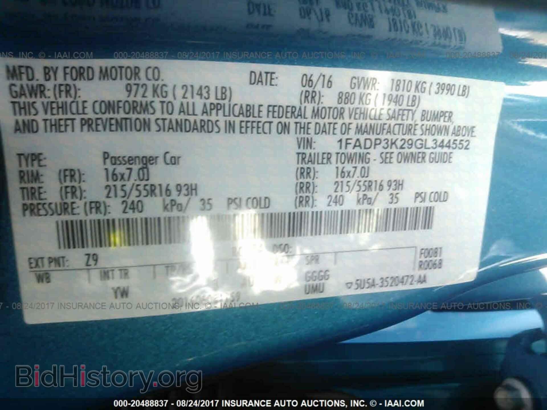 2016 Ford Focus - VIN: 1FADP3K29GL344552 - Photo 9