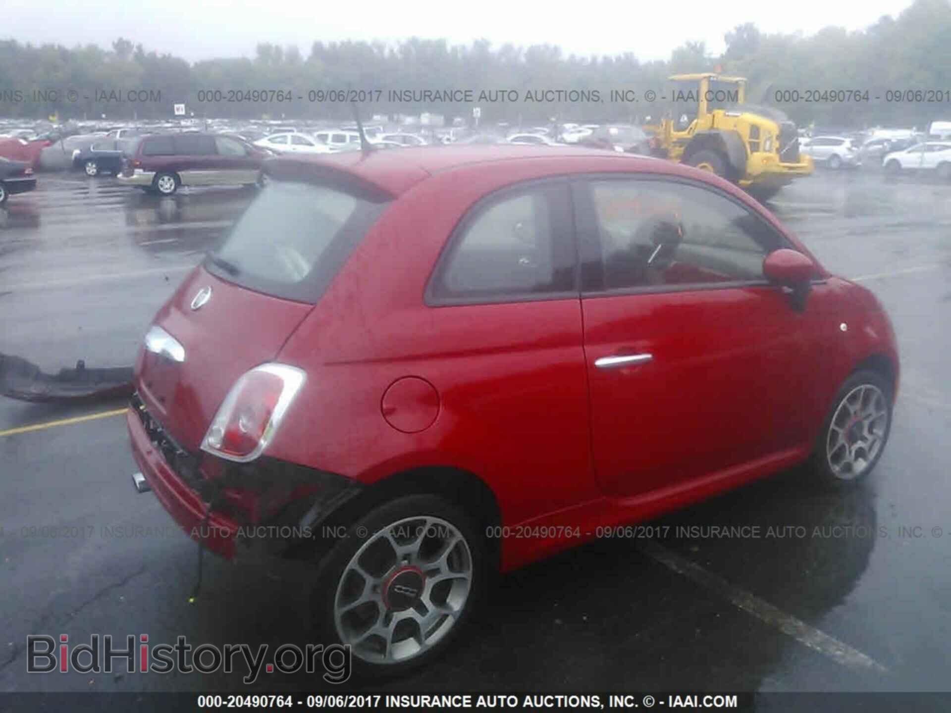 2015 Fiat 500 - VIN: 3C3CFFBR5FT523430 - Фото 4