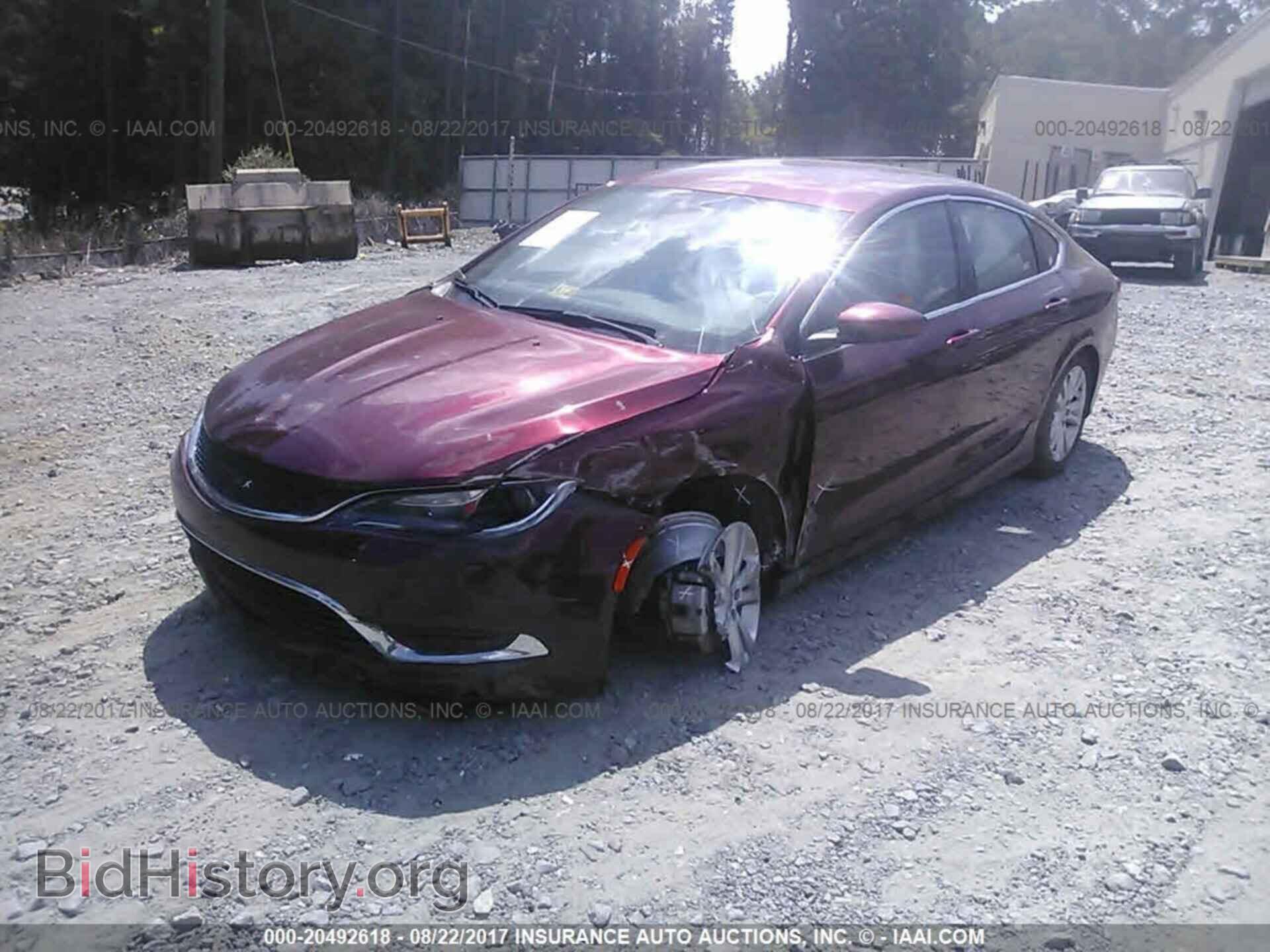 2015 Chrysler 200 - VIN: 1C3CCCAB4FN741399 - Фото 2