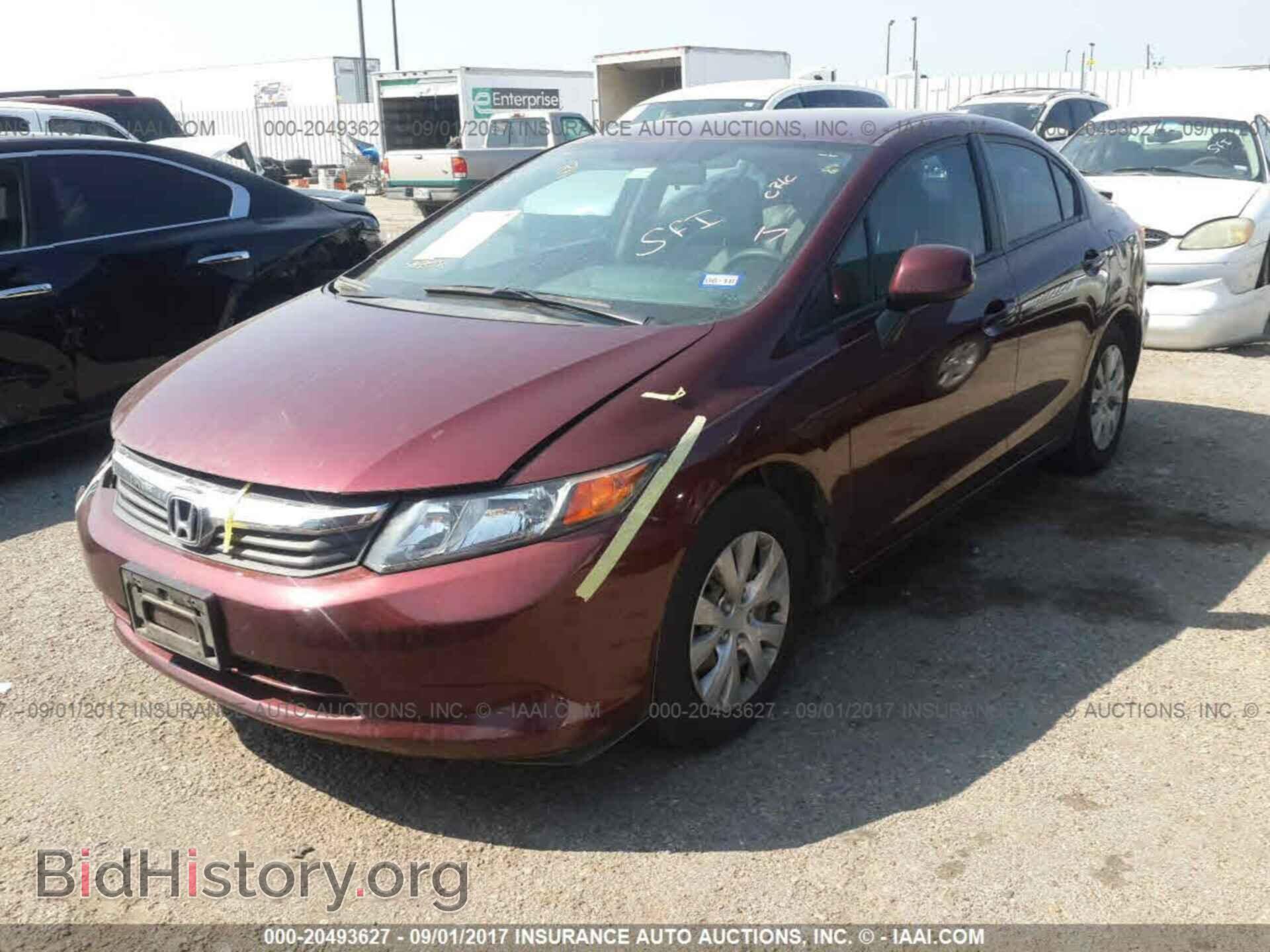 2012 Honda Civic - VIN: 2HGFB2F55CH579443 - Photo 2