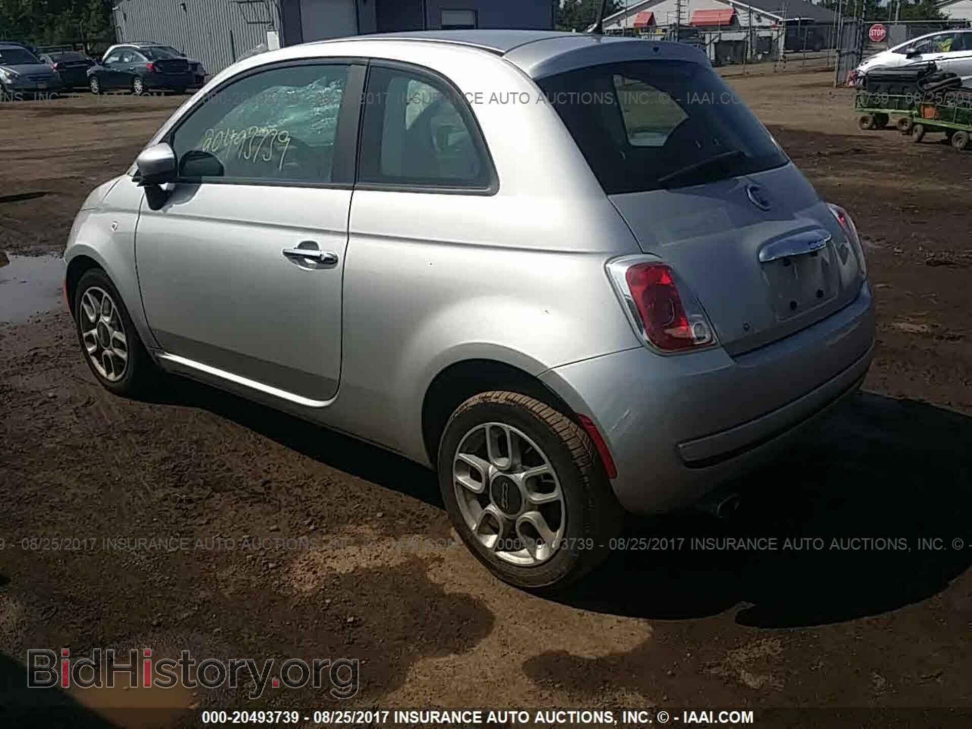 2012 Fiat 500 - VIN: 3C3CFFAR0CT254153 - Фото 3