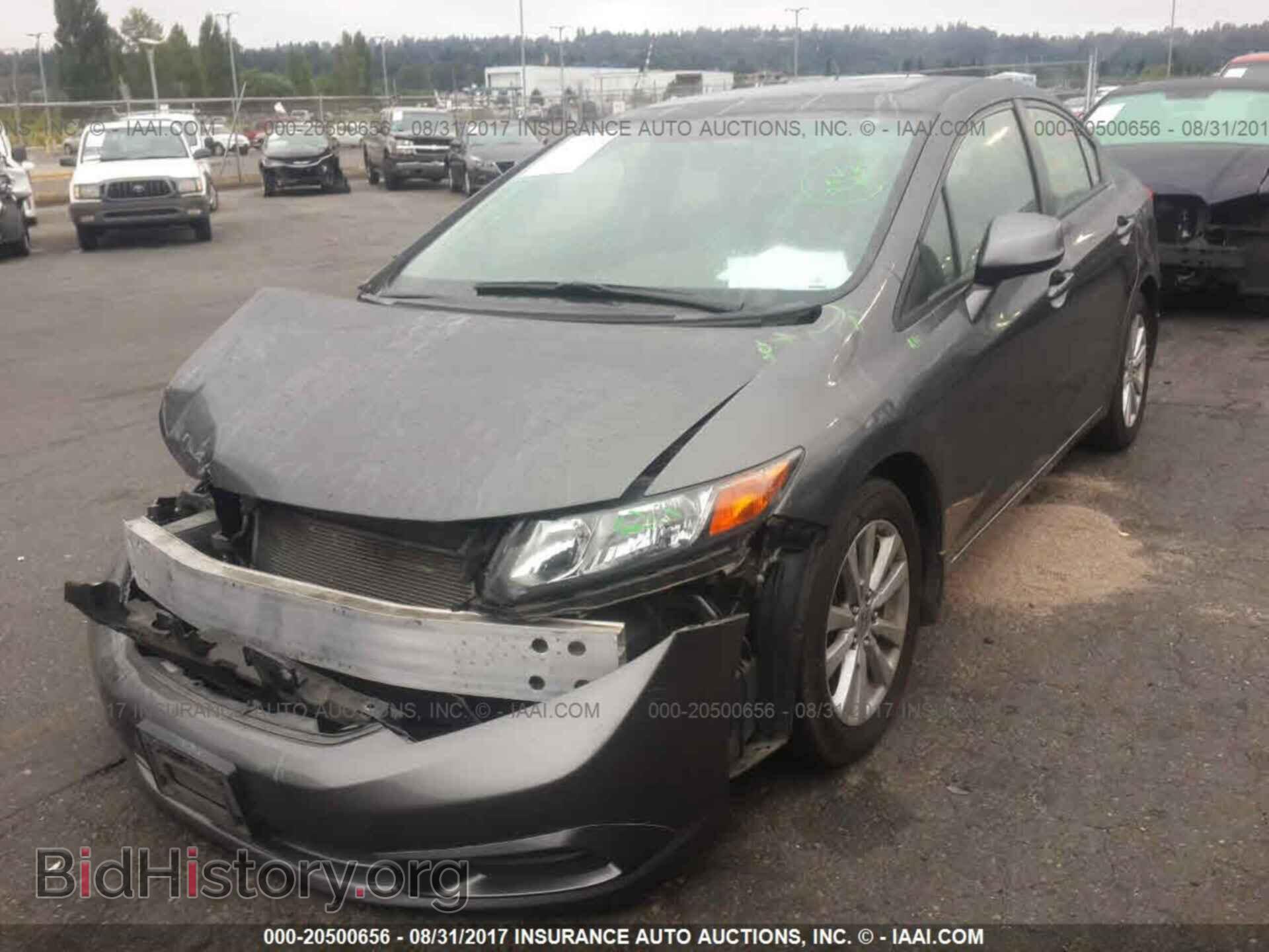 2012 Honda Civic - VIN: 2HGFB2F91CH517038 - Фото 2