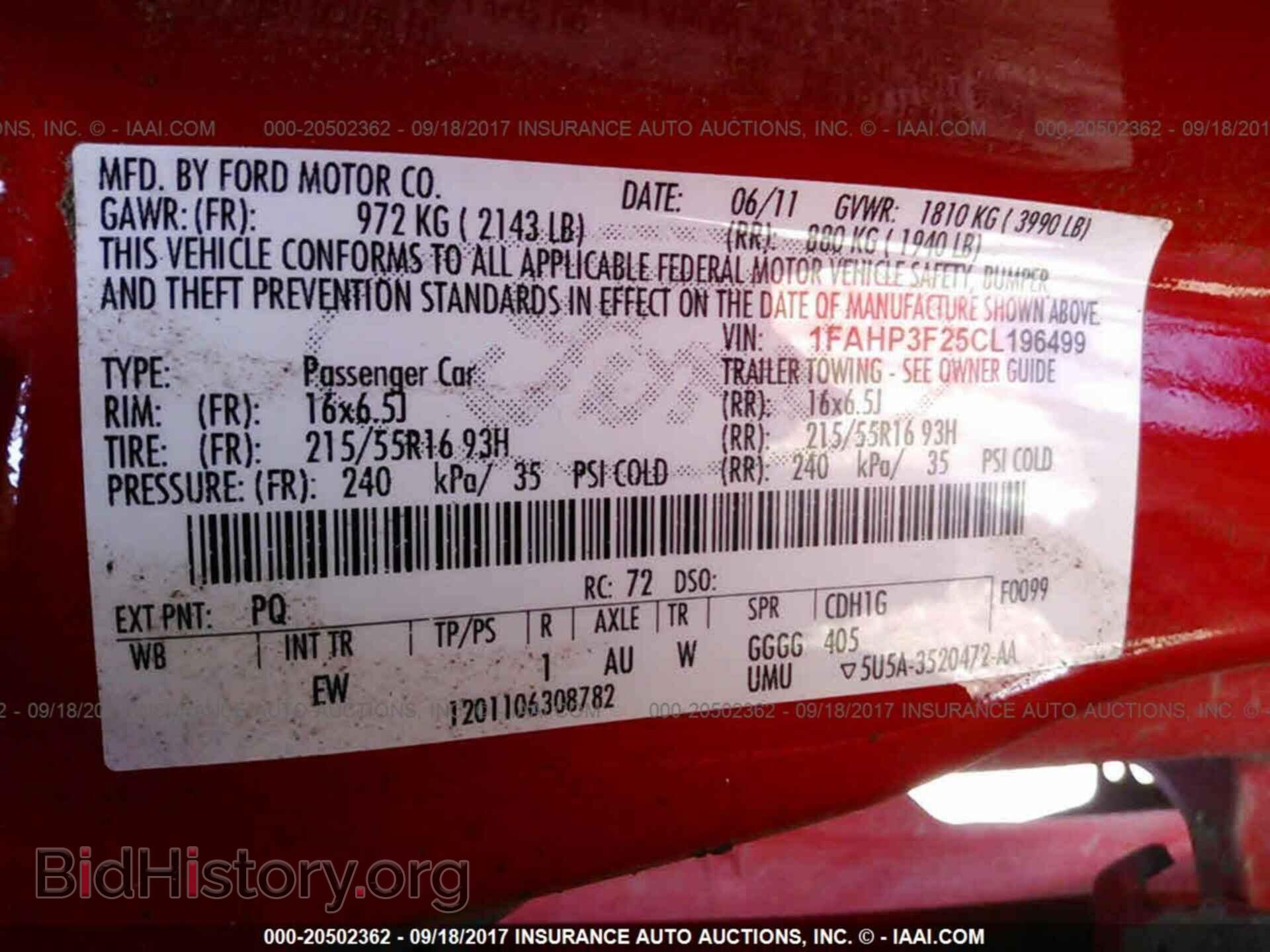2012 Ford Focus - VIN: 1FAHP3F25CL196499 - Photo 9