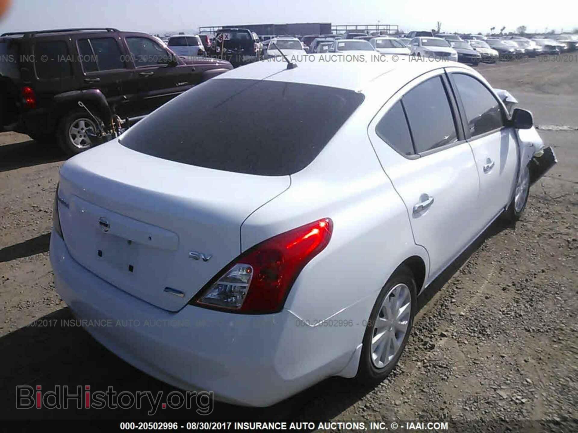 2012 Nissan Versa - VIN: 3N1CN7AP1CL825686 - Фото 4