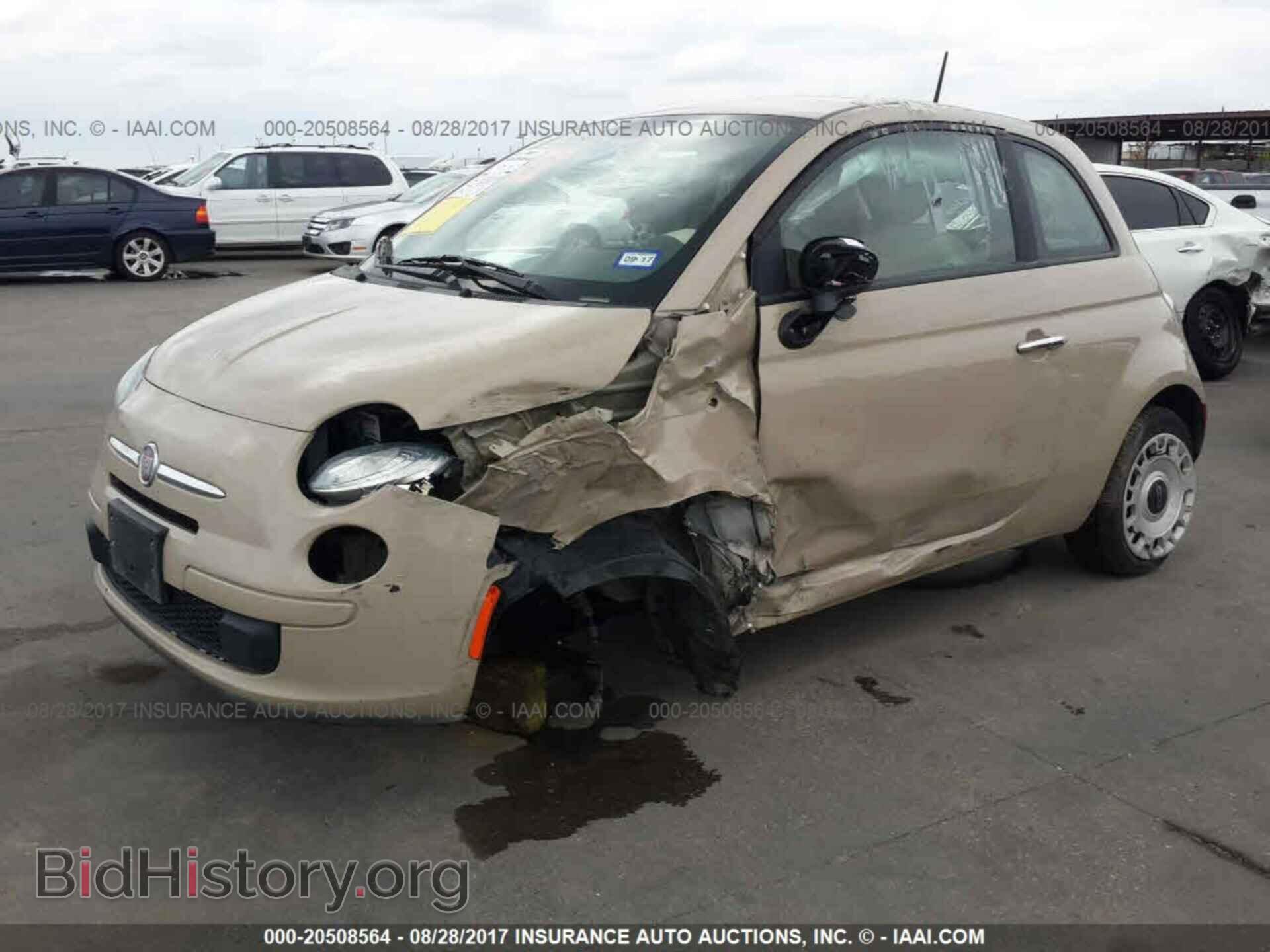 2012 Fiat 500 - VIN: 3C3CFFAR2CT295979 - Фото 2