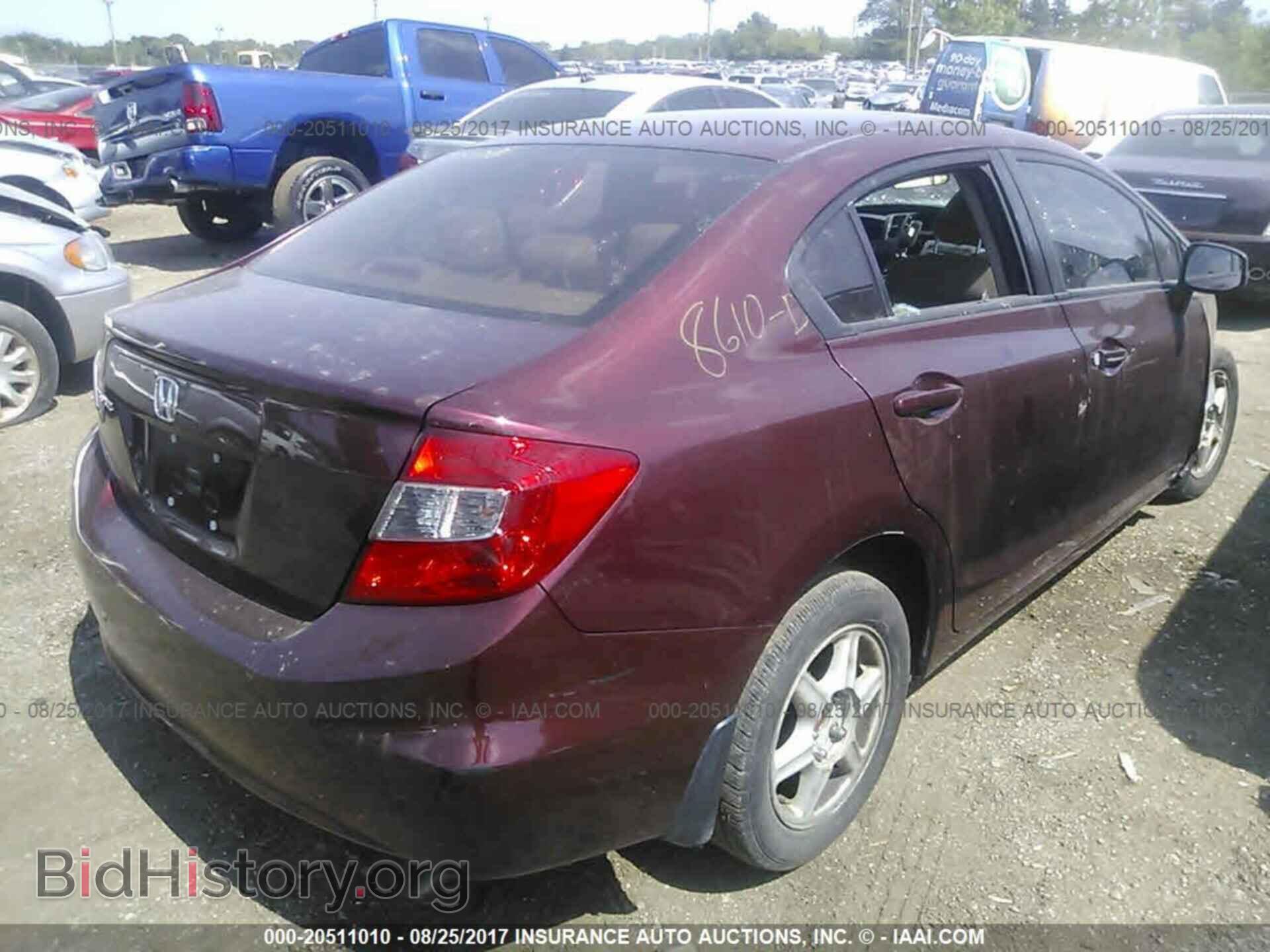 2012 Honda Civic - VIN: 19XFB2F87CE059202 - Фото 4