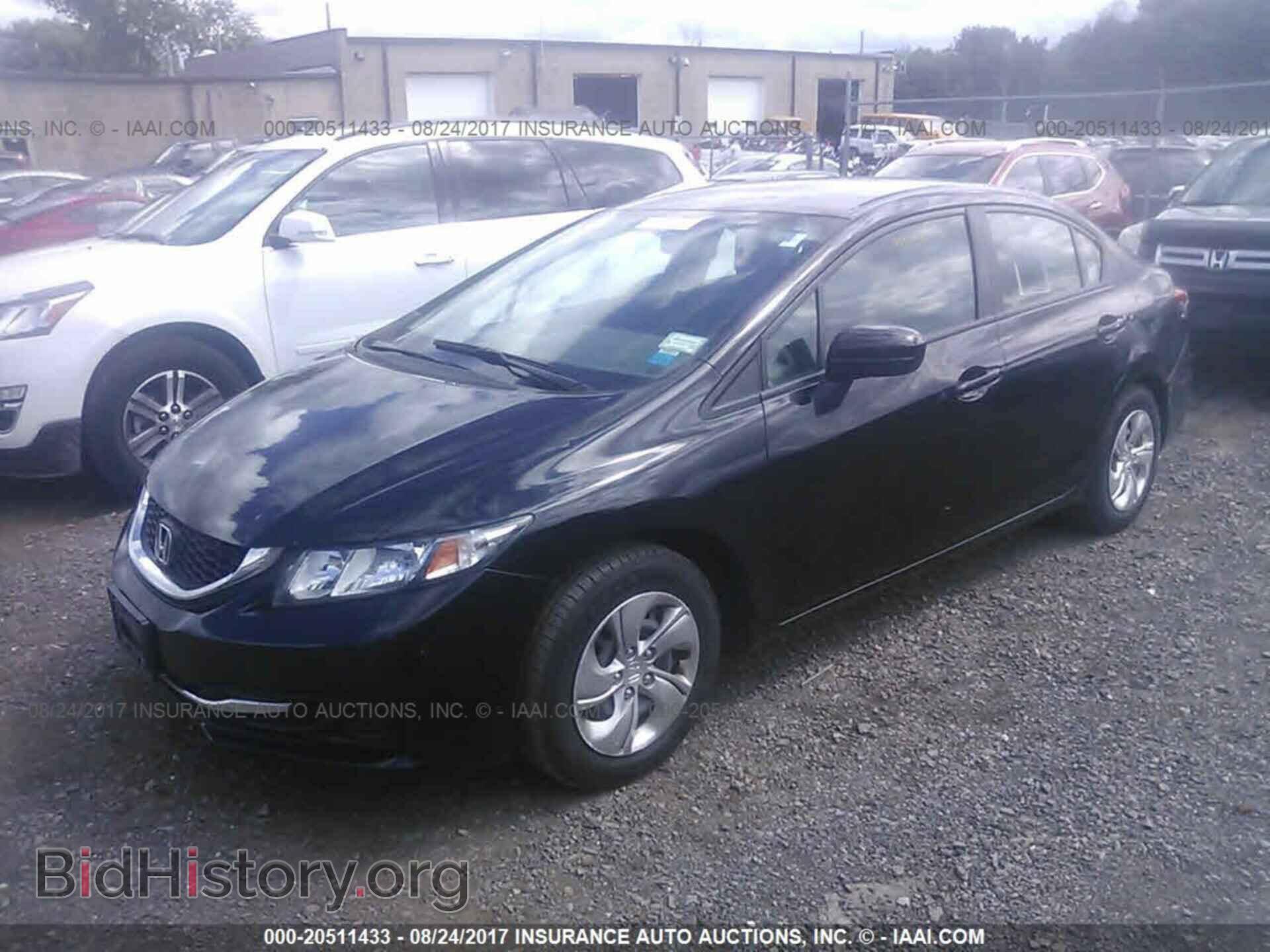 2014 Honda Civic - VIN: 2HGFB2F59EH522116 - Photo 2