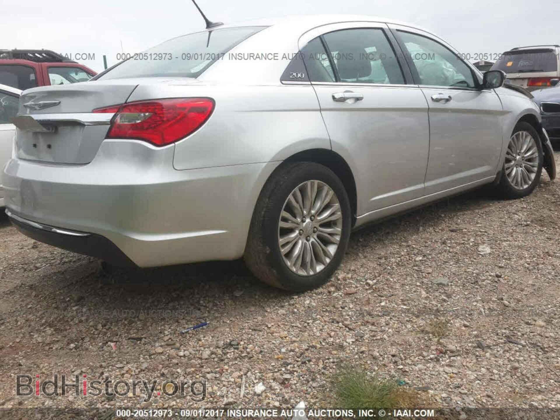 2012 Chrysler 200 - VIN: 1C3CCBCB1CN241798 - Фото 4