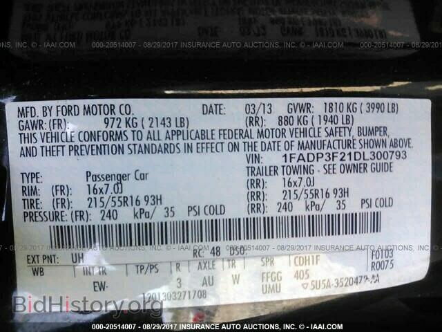 2013 Ford Focus - VIN: 1FADP3F21DL300793 - Фото 9