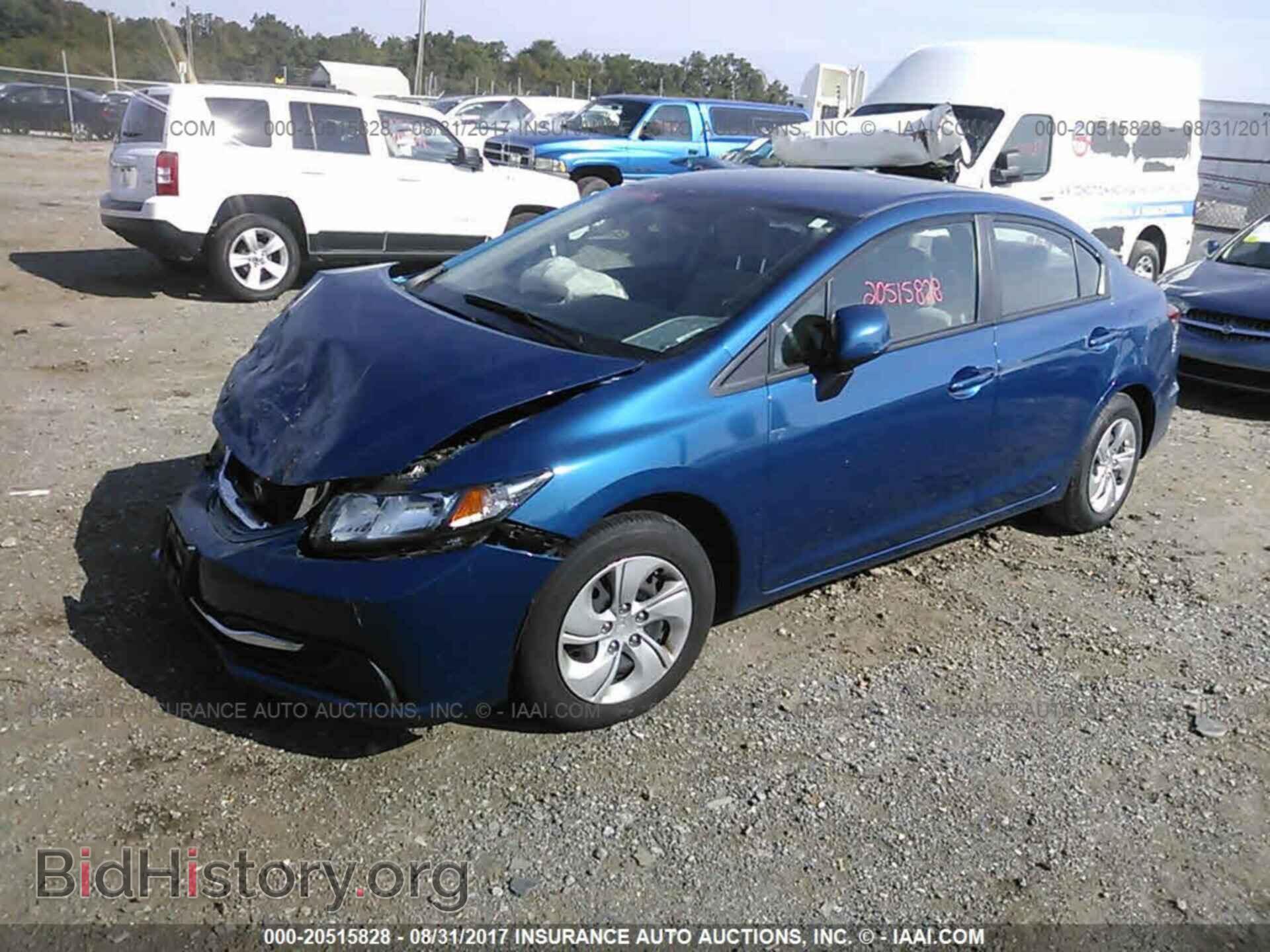 2013 Honda Civic - VIN: 2HGFB2F59DH596571 - Фото 2
