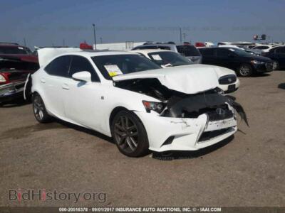 2014 Lexus IS, белый — VIN JTHBF1D24E5008121, IAAI