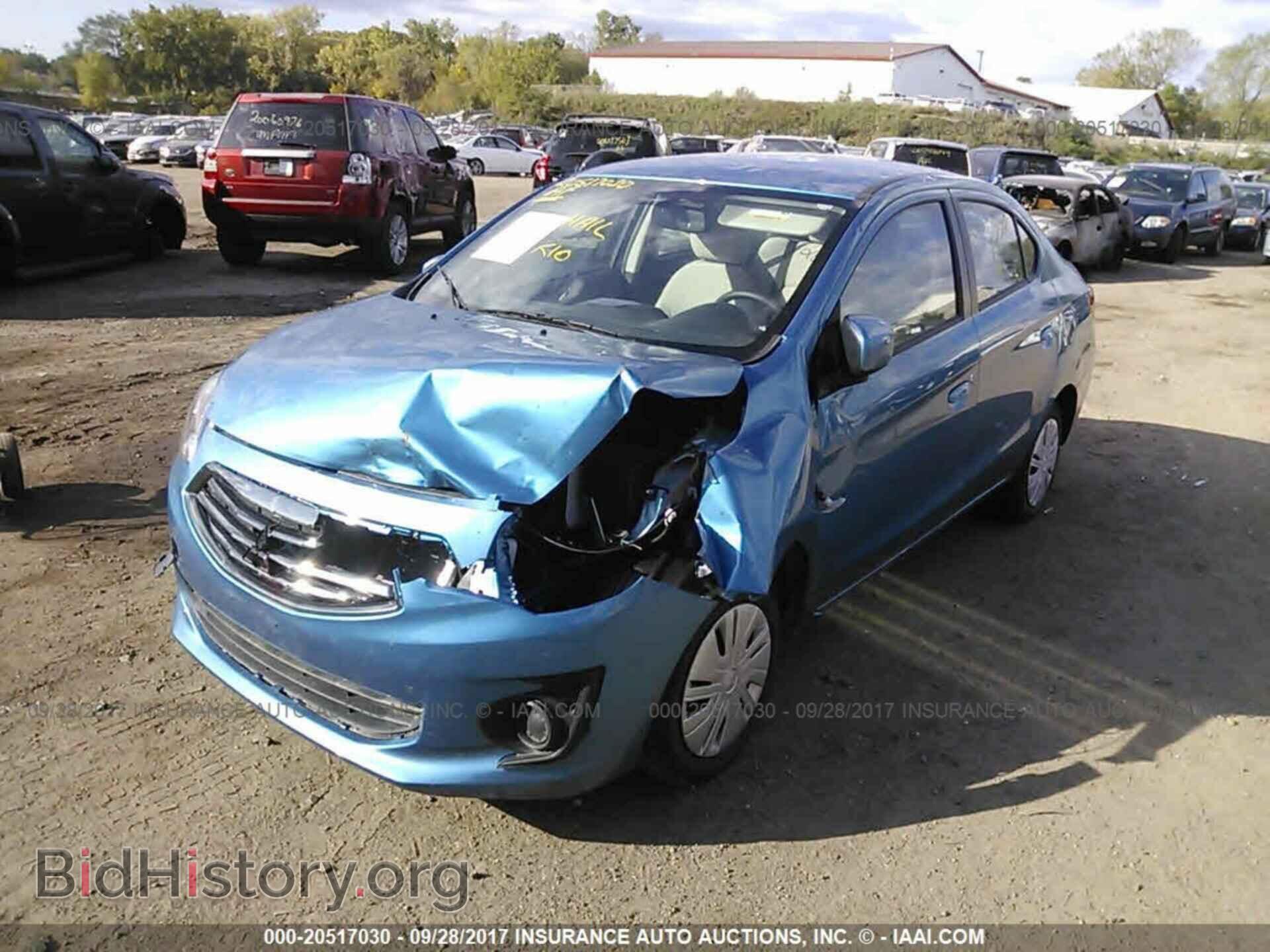 2017 Mitsubishi Mirage - VIN: ML32F3FJ9HHF16370 - Фото 2