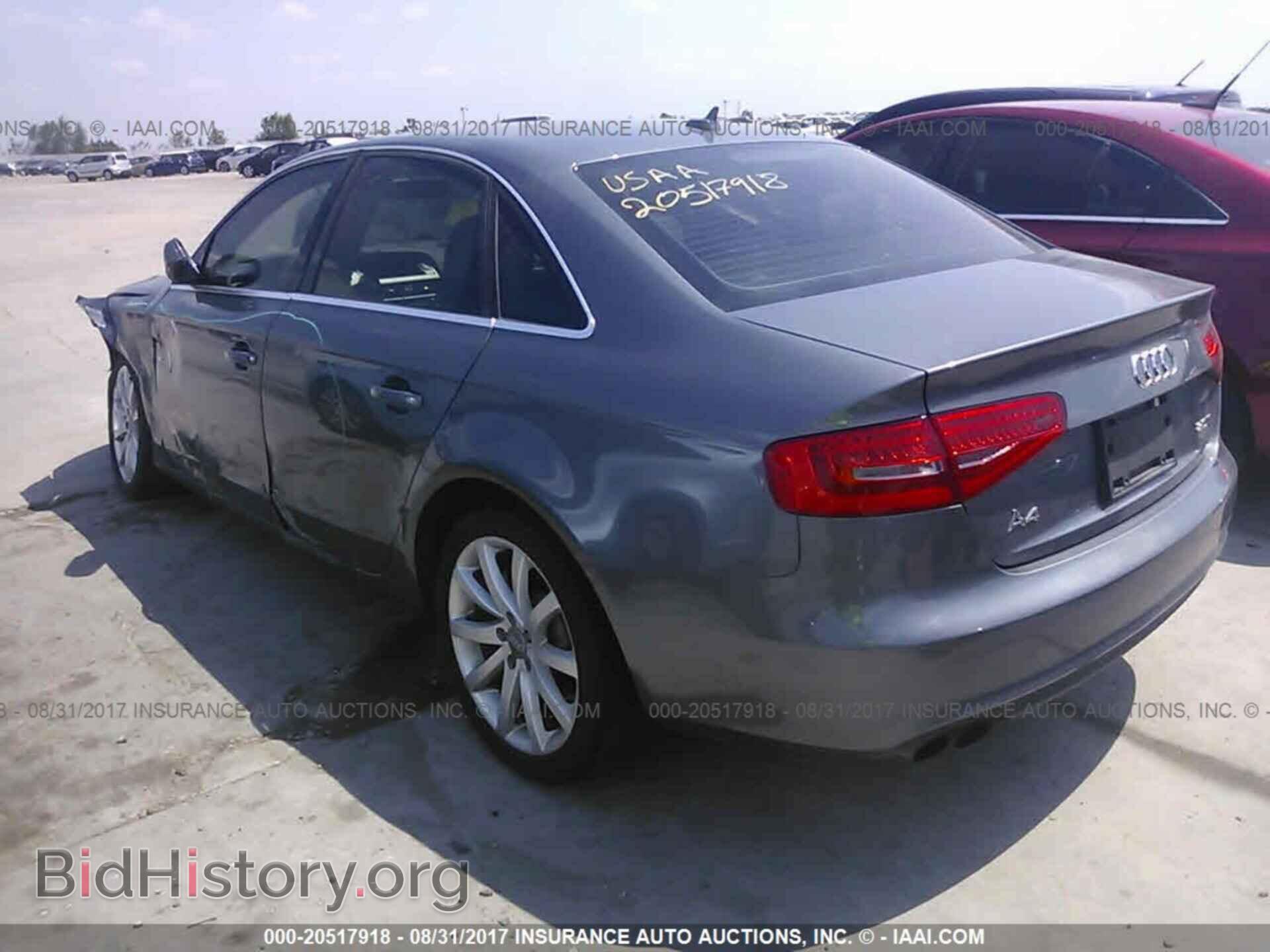 2013 Audi A4 - VIN: WAUAFAFL7DN048949 - Фото 3