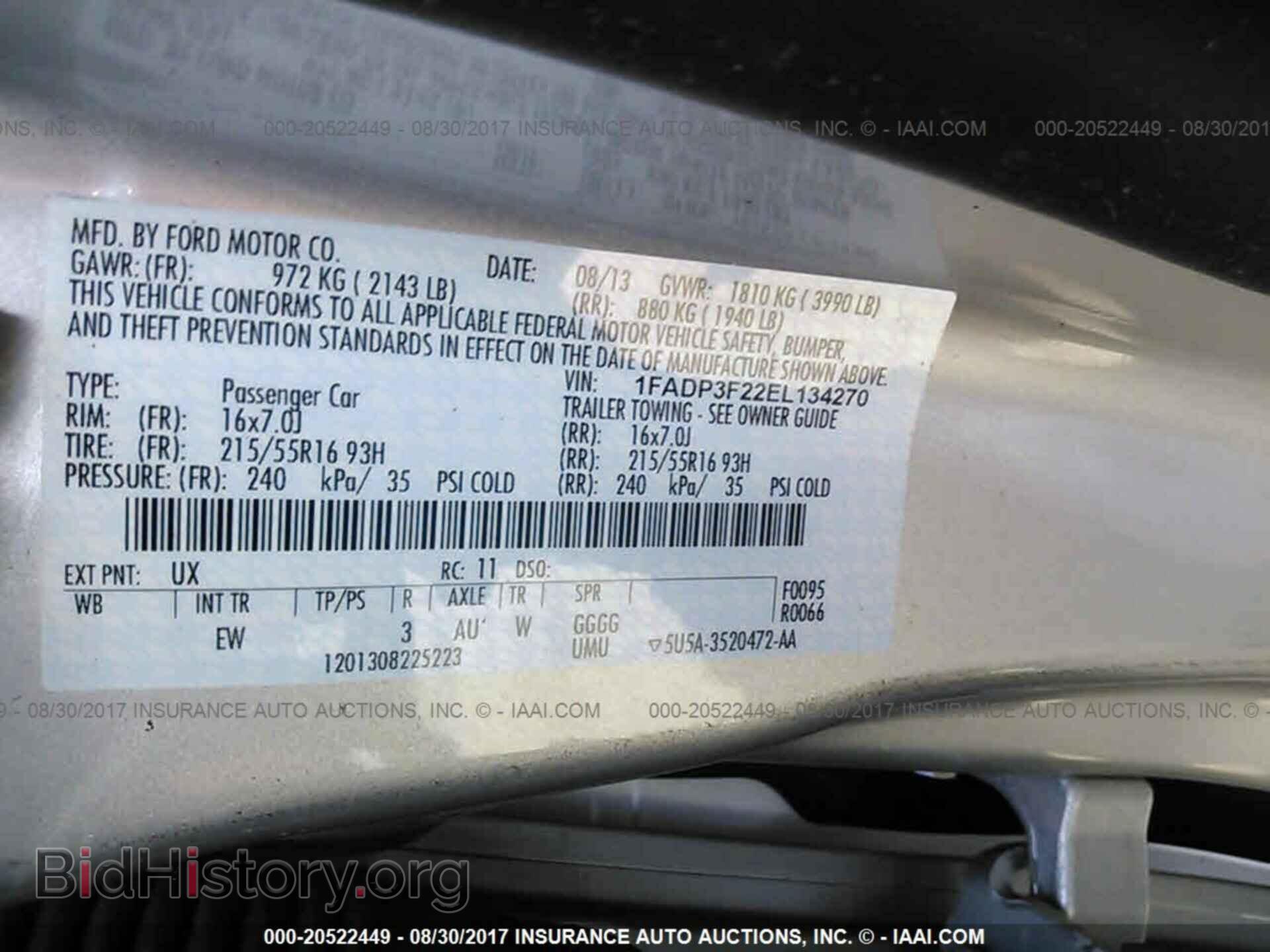 2014 Ford Focus - VIN: 1FADP3F22EL134270 - Photo 9