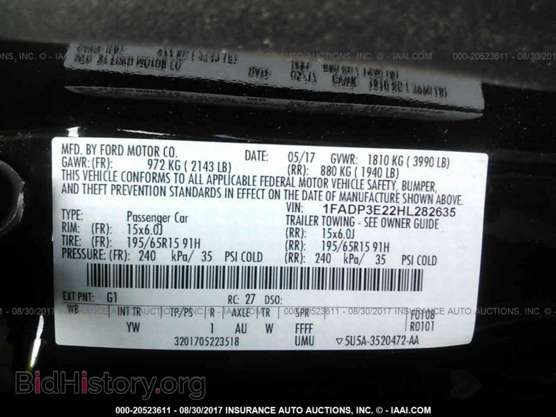 2017 Ford Focus - VIN: 1FADP3E22HL282635 - Photo 9