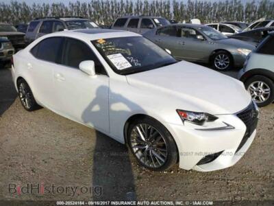 2015 Lexus IS, white — VIN JTHBF1D27F5072011, IAAI