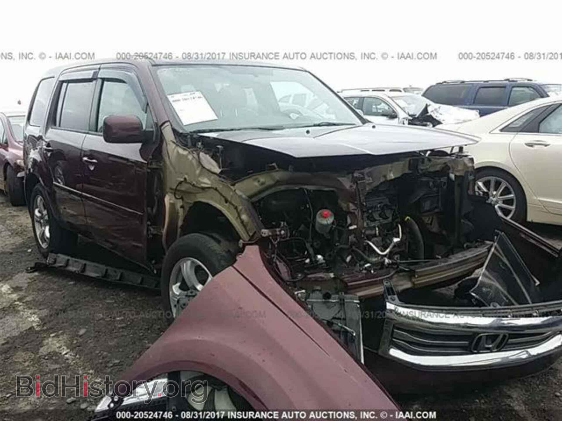 Фотография 5FNYF4H56EB020951 - Honda Pilot 2014