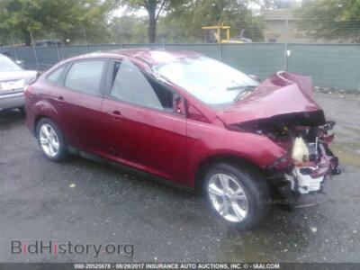2014 Ford FOCUS, red — VIN 1FADP3F20EL130590, IAAI