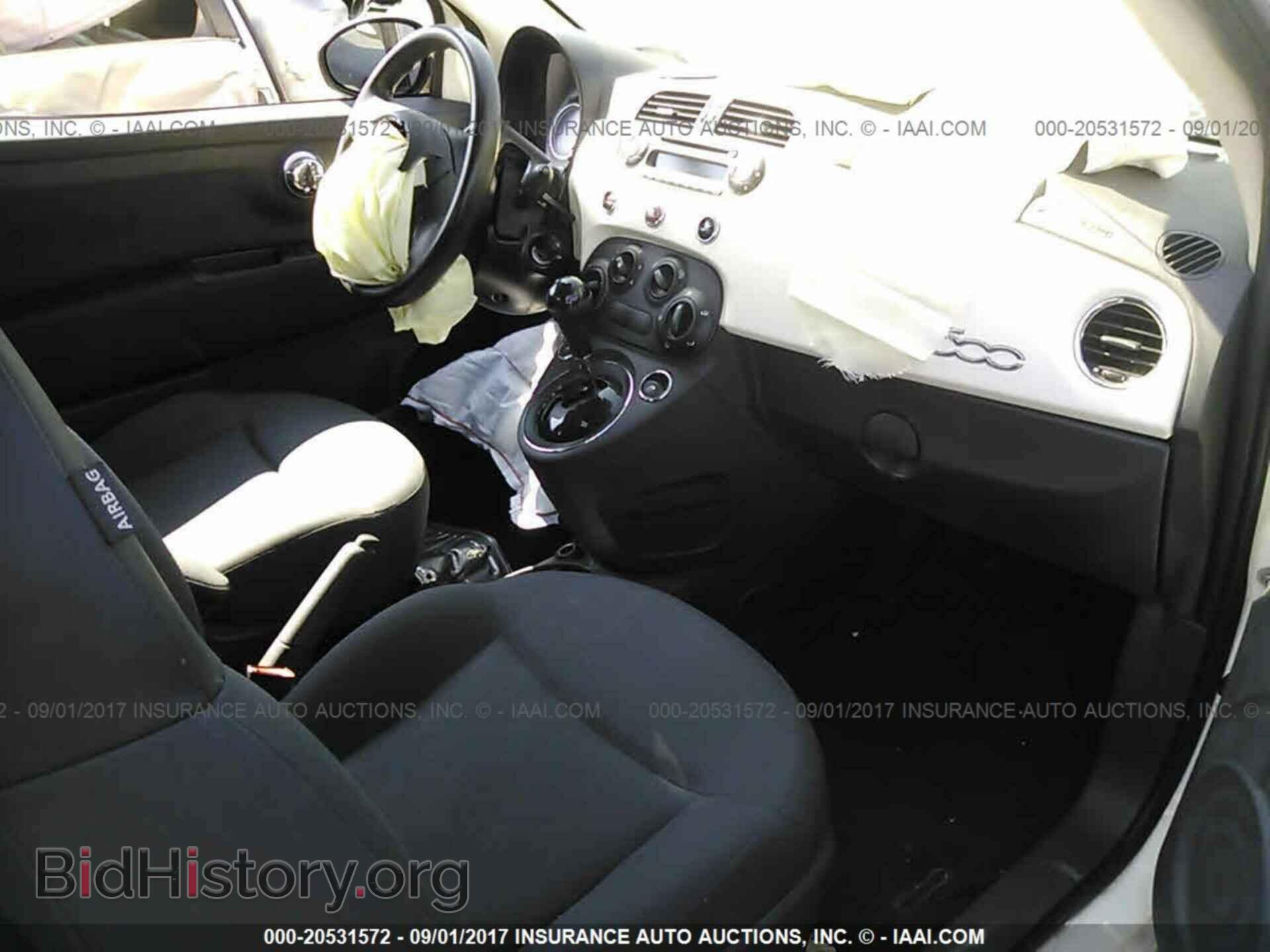 2012 Fiat 500 - VIN: 3C3CFFAR6CT124992 - Фото 5