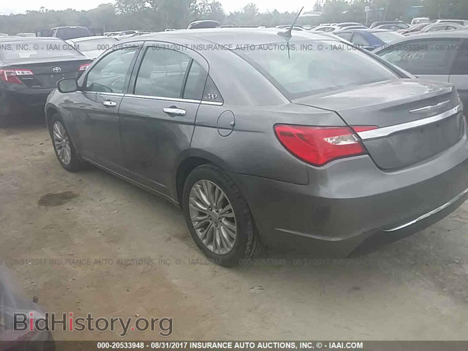 2012 Chrysler 200 - VIN: 1C3CCBCB8CN162967 - Photo 3