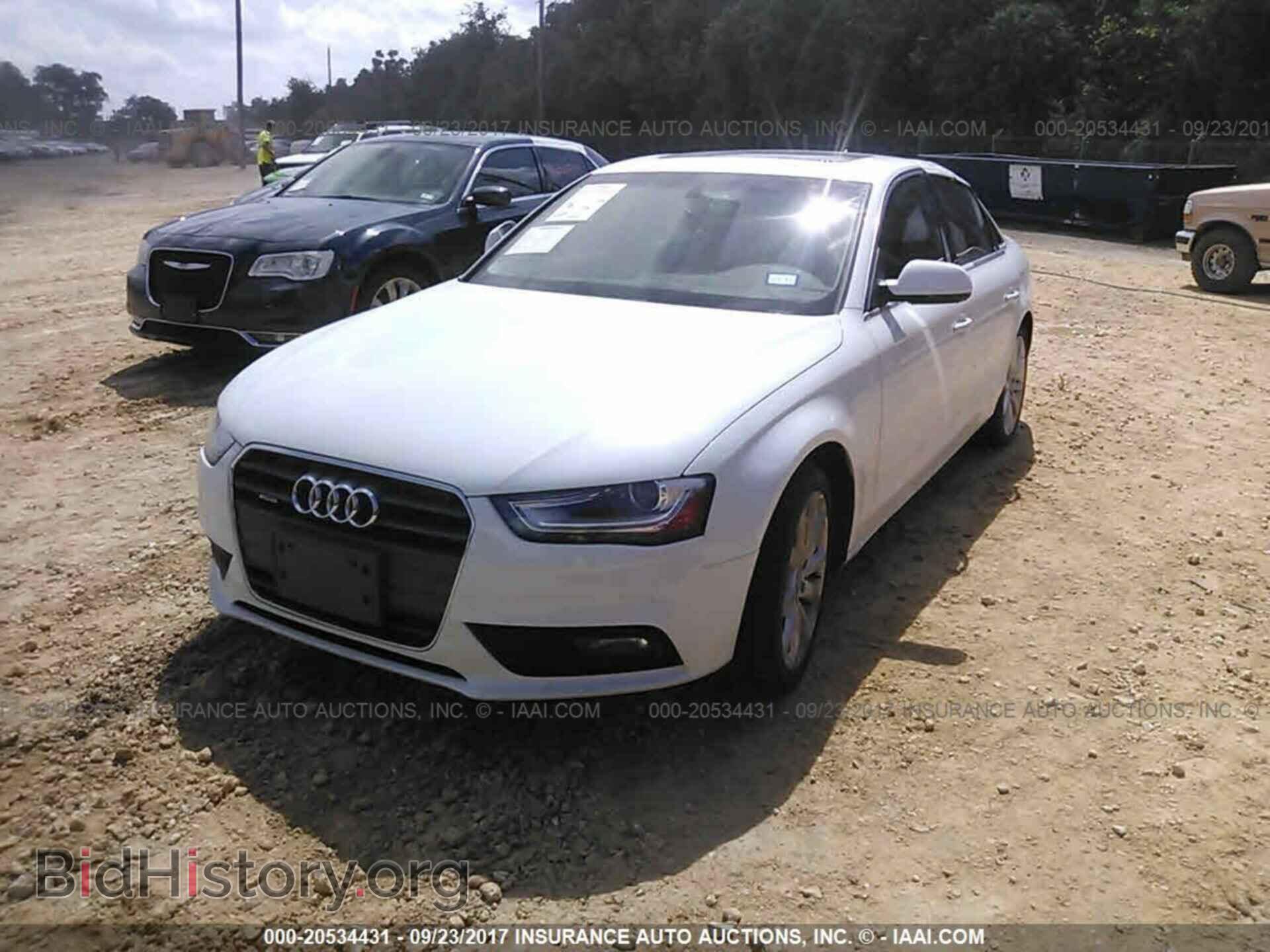2013 Audi A4 - VIN: WAUFFAFL2DN038237 - Фото 2