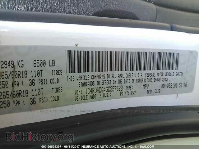 2016 Dodge Durango - VIN: 1C4RDHDG4GC397528 - Фото 9