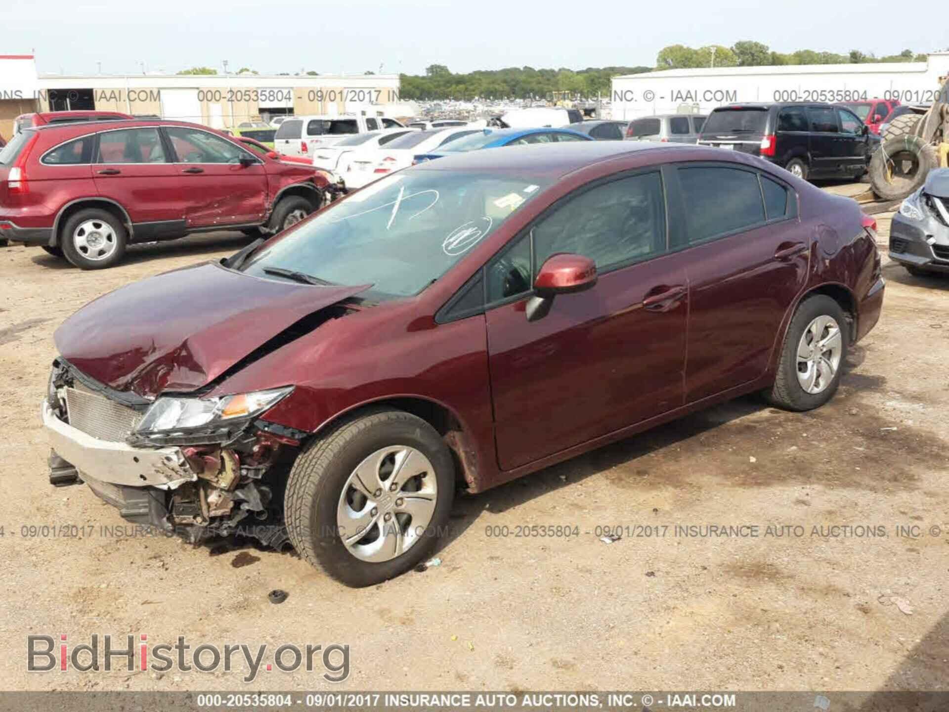 2013 Honda Civic - VIN: 19XFB2F55DE277517 - Фото 2