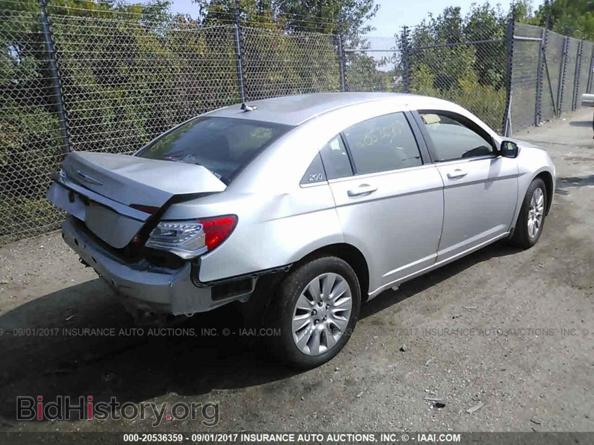 2012 Chrysler 200 - VIN: 1C3CCBAB8CN223219 - Фото 4