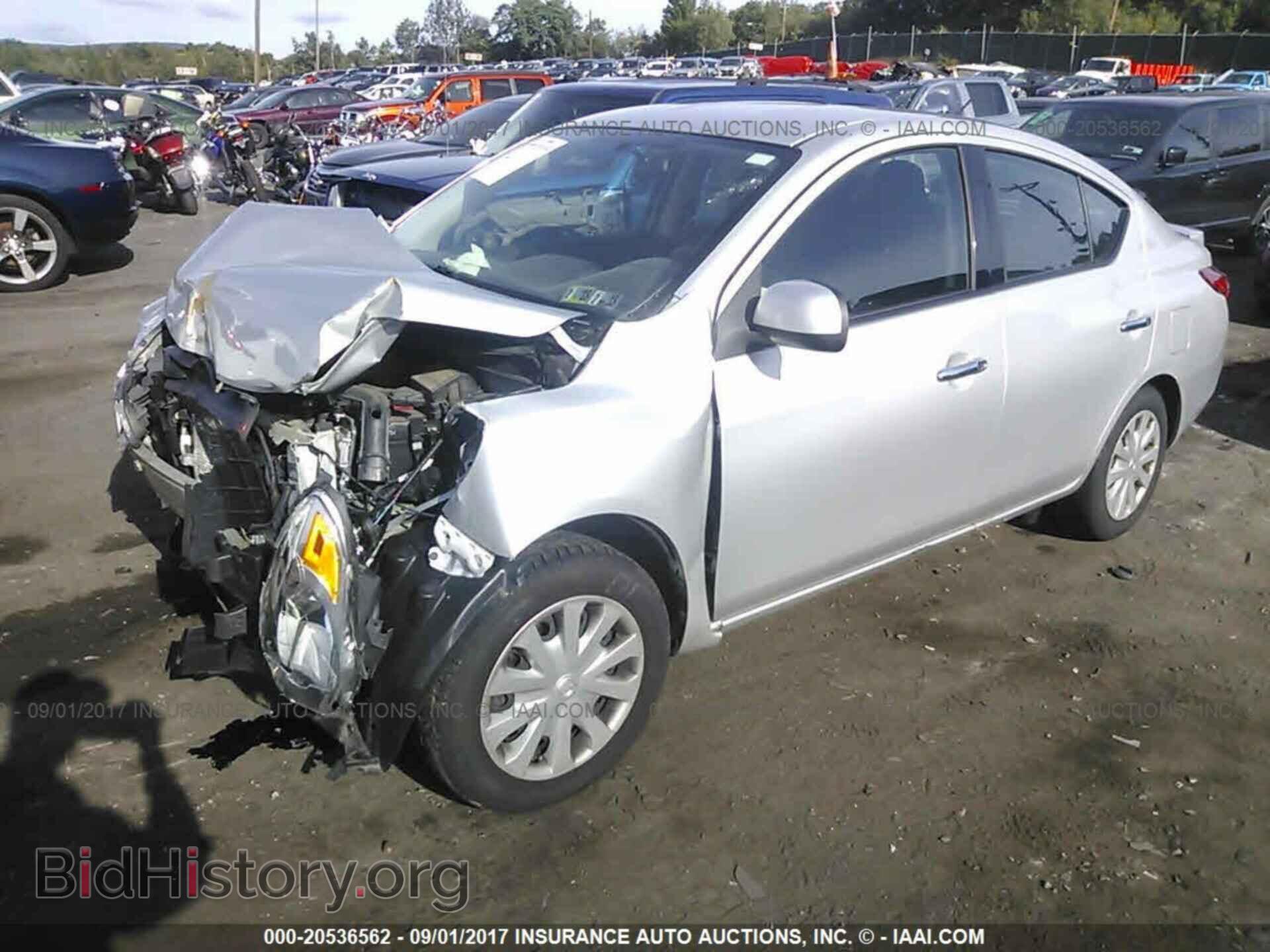 2014 Nissan Versa - VIN: 3N1CN7APXEL868314 - Фото 2