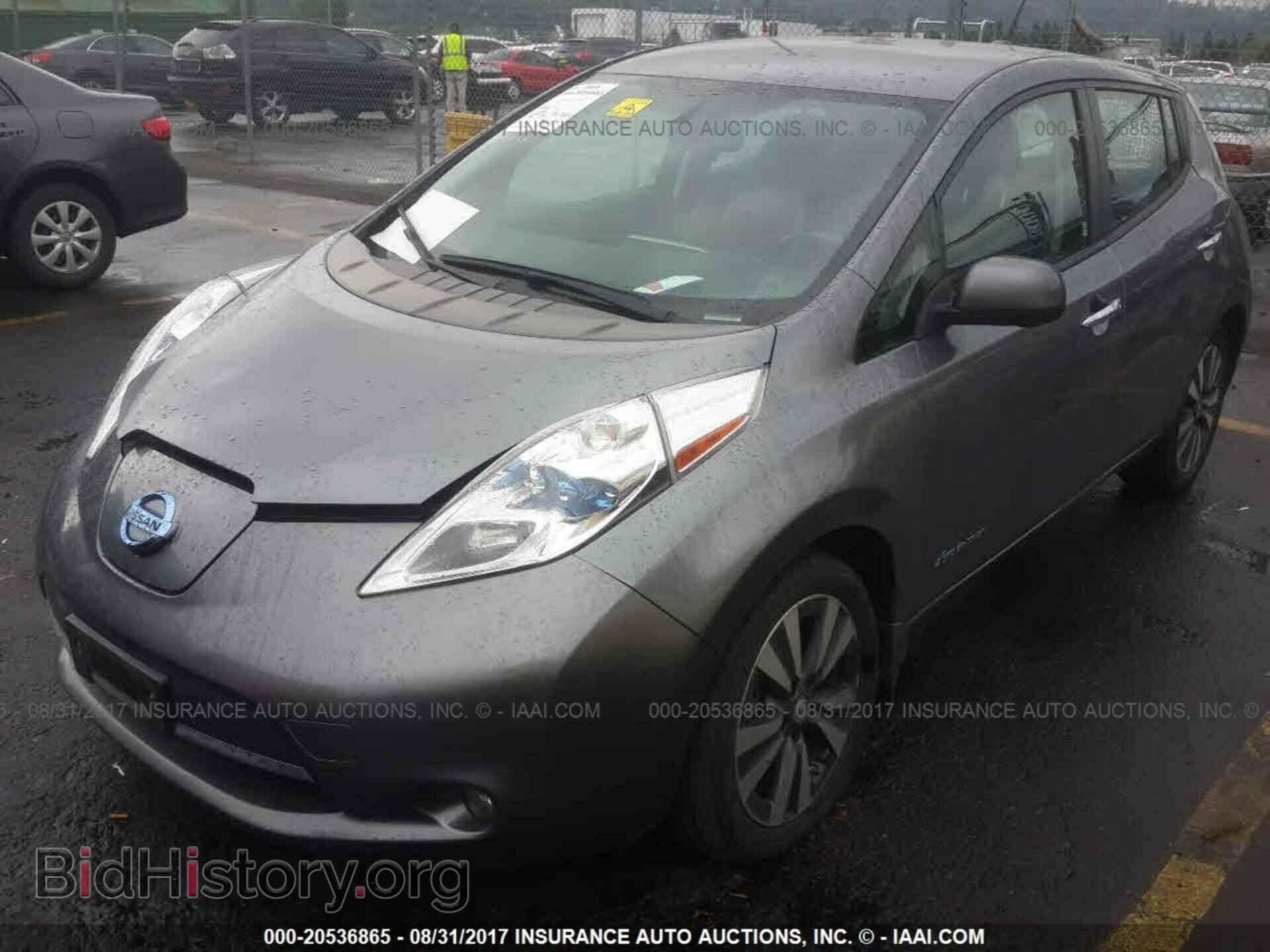 2015 Nissan Leaf - VIN: 1N4AZ0CP3FC304259 - Фото 2