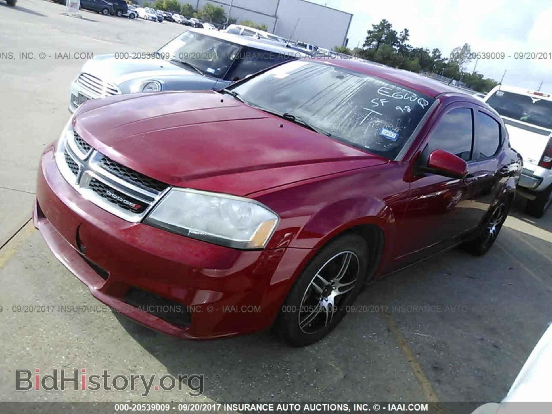 2012 Dodge Avenger - VIN: 1C3CDZCB3CN179018 - Фото 2