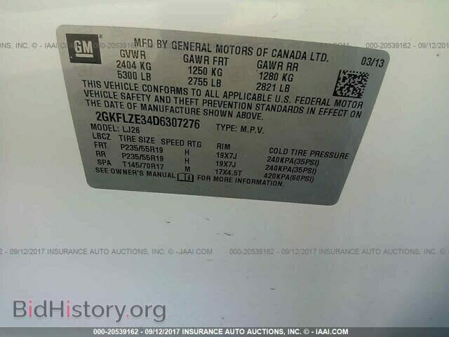 2013 Gmc Terrain - VIN: 2GKFLZE34D6307276 - Photo 9