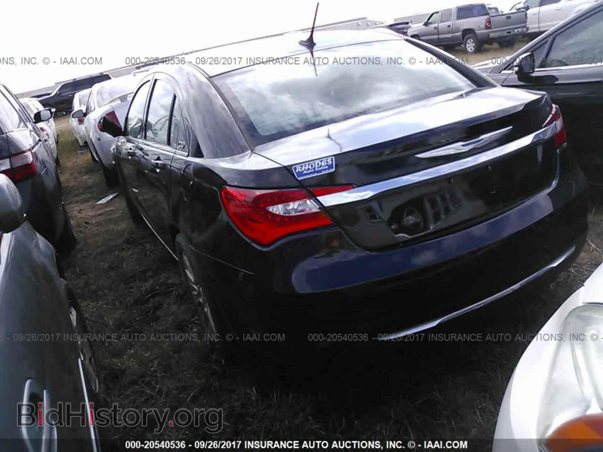 2012 Chrysler 200 - VIN: 1C3CCBAB7CN291950 - Фото 3