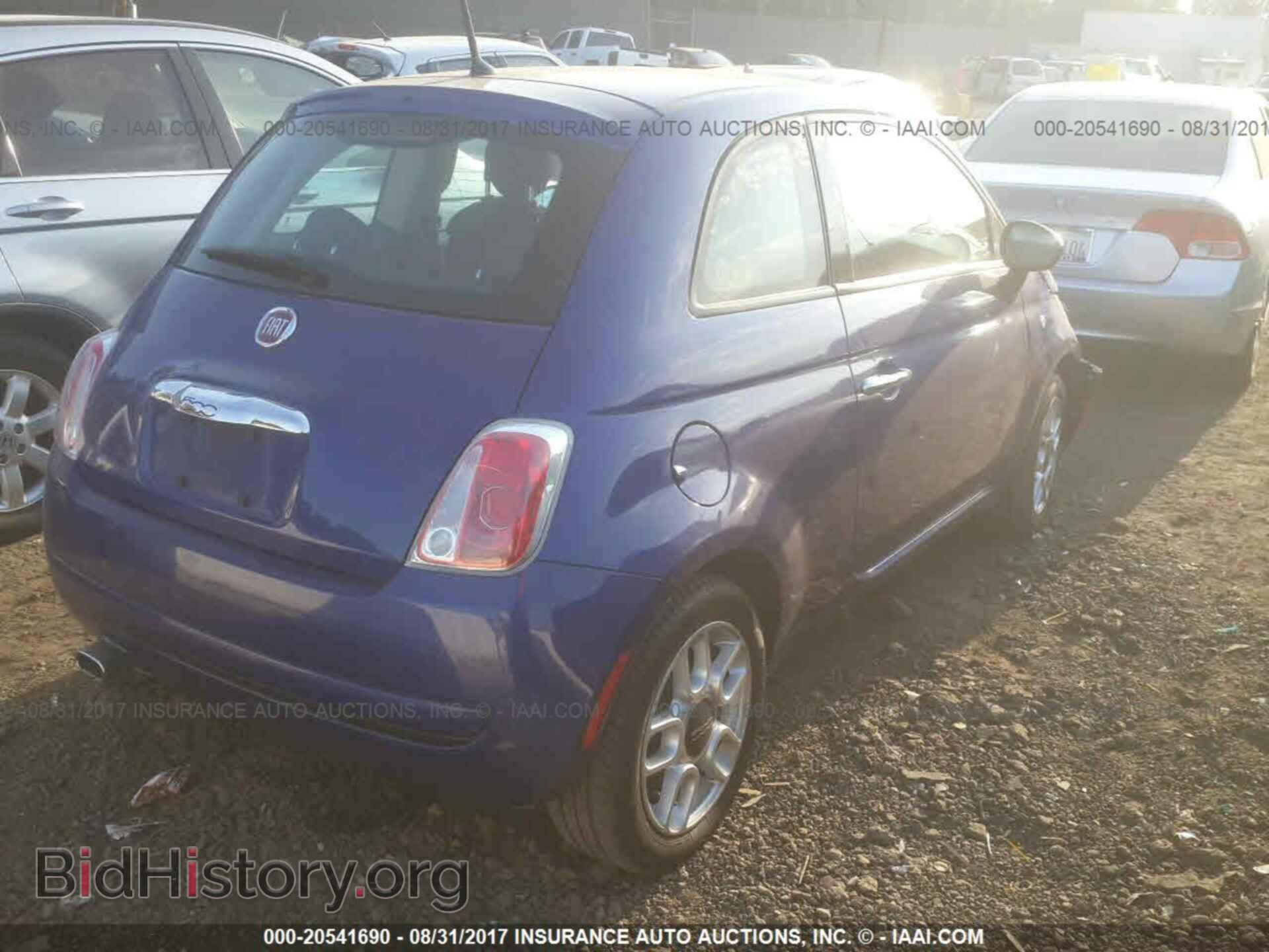 2014 Fiat 500 - VIN: 3C3CFFAR6ET205400 - Фото 4