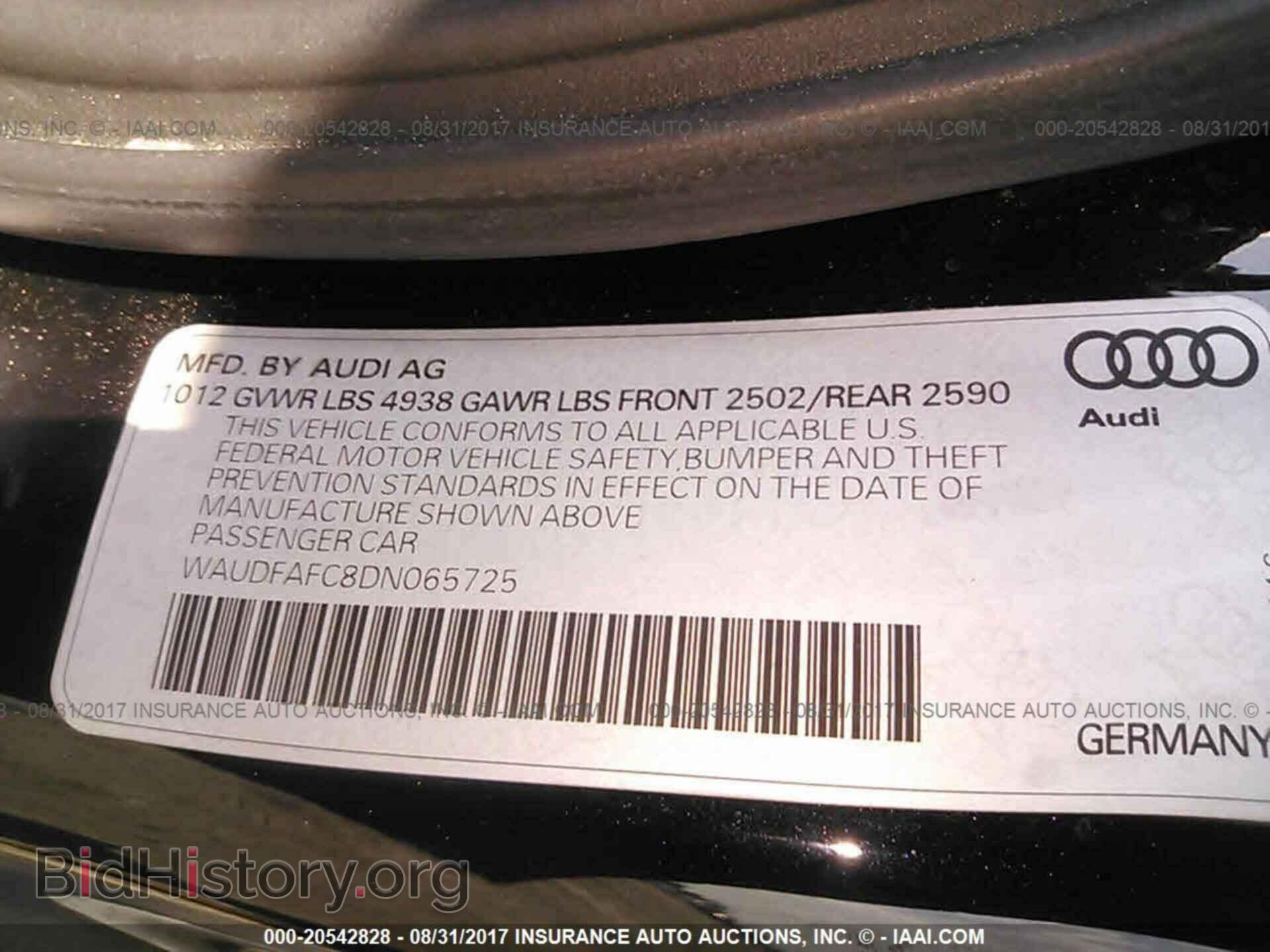2013 Audi A6 - VIN: WAUDFAFC8DN065725 - Photo 9