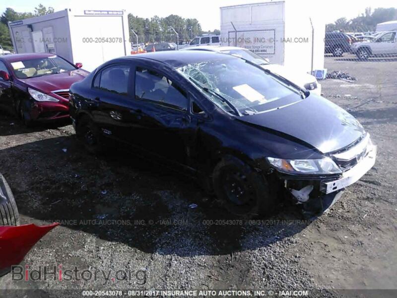 2011 Honda CIVIC (VIN 19XFA1F57BE015959) — фото 1 из 10, IAAI, повреждение: передняя часть