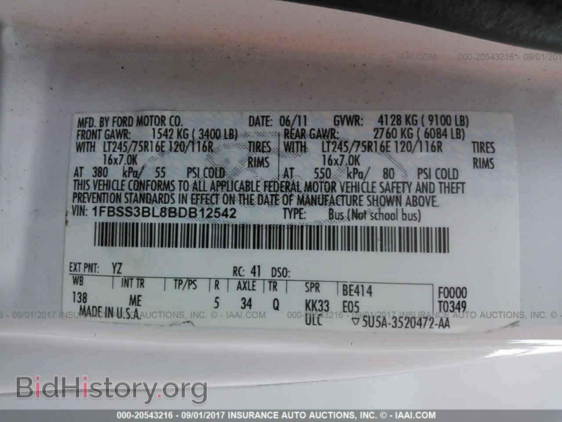 2011 Ford Econoline - VIN: 1FBSS3BL8BDB12542 - Photo 9